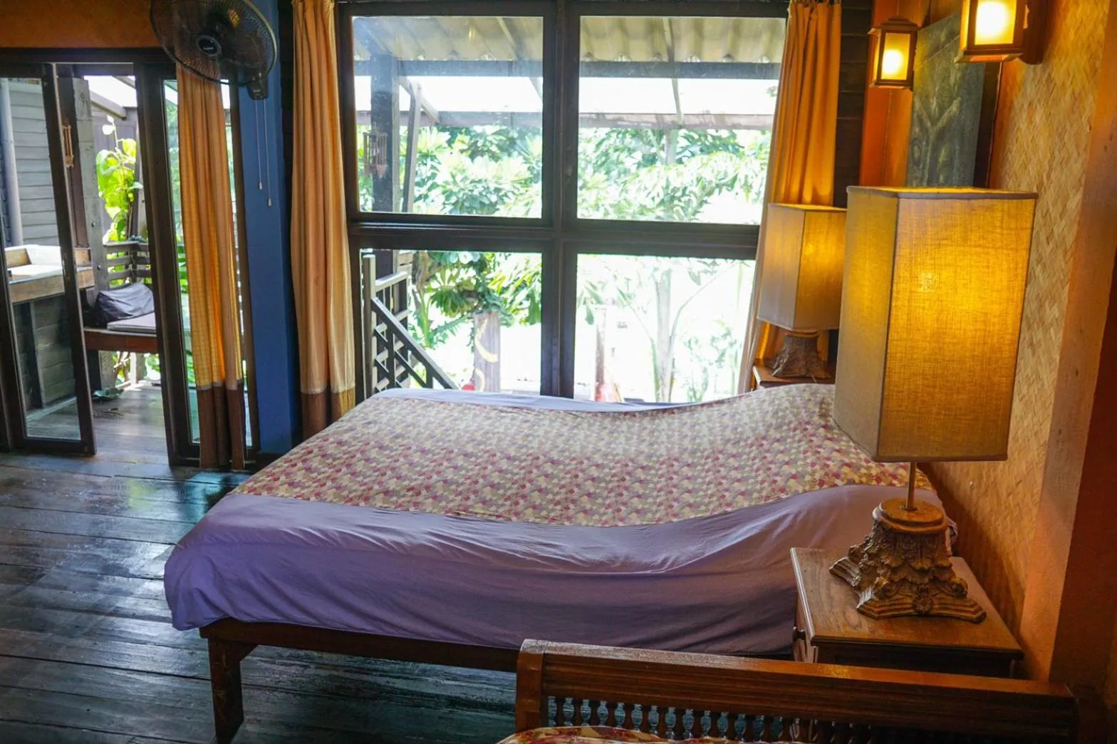 Bed in The Riverside Guest House
