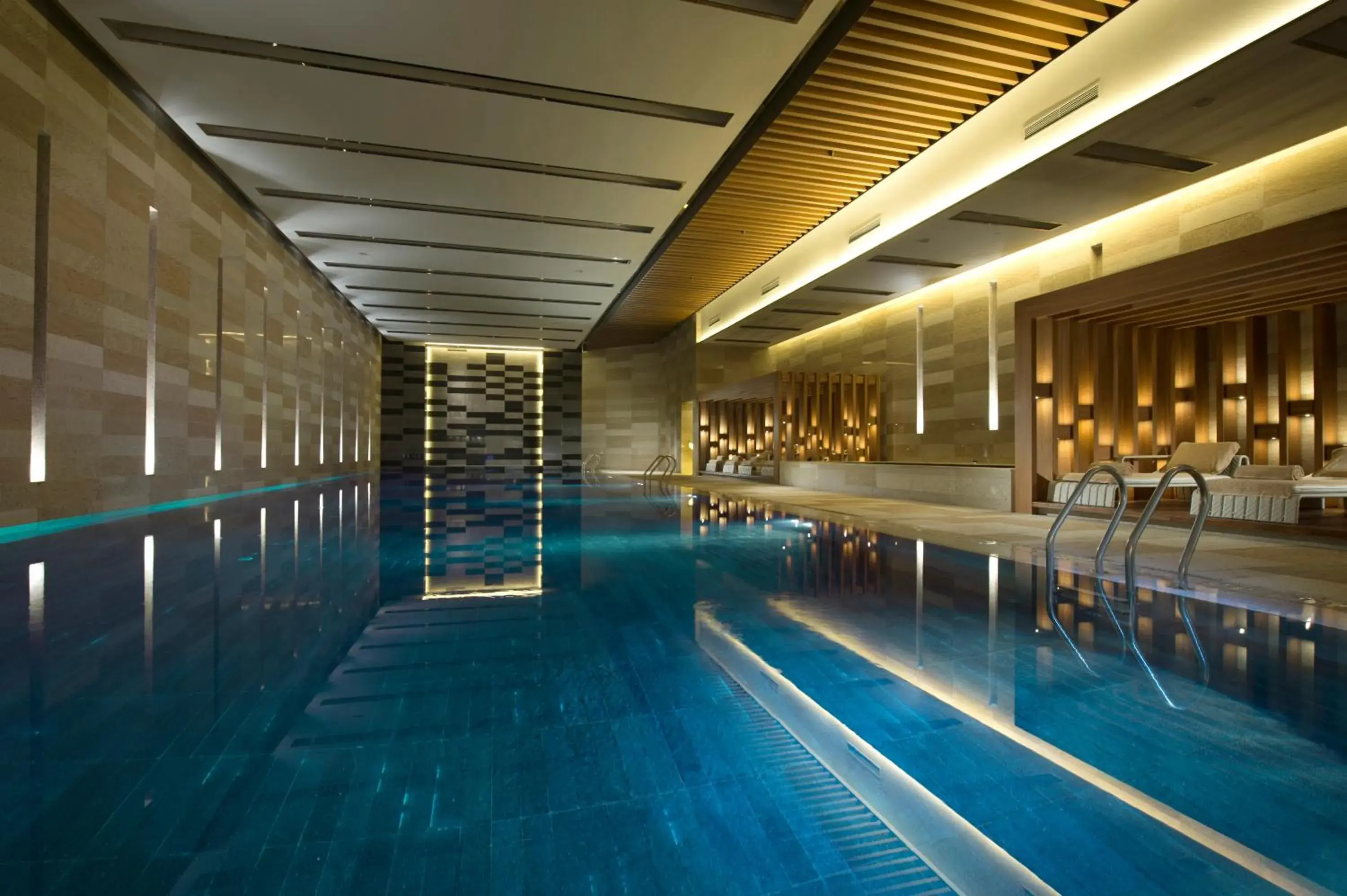 Swimming pool in Conrad Beijing by Hilton Swimming pool in Conrad Beijing by Hilton