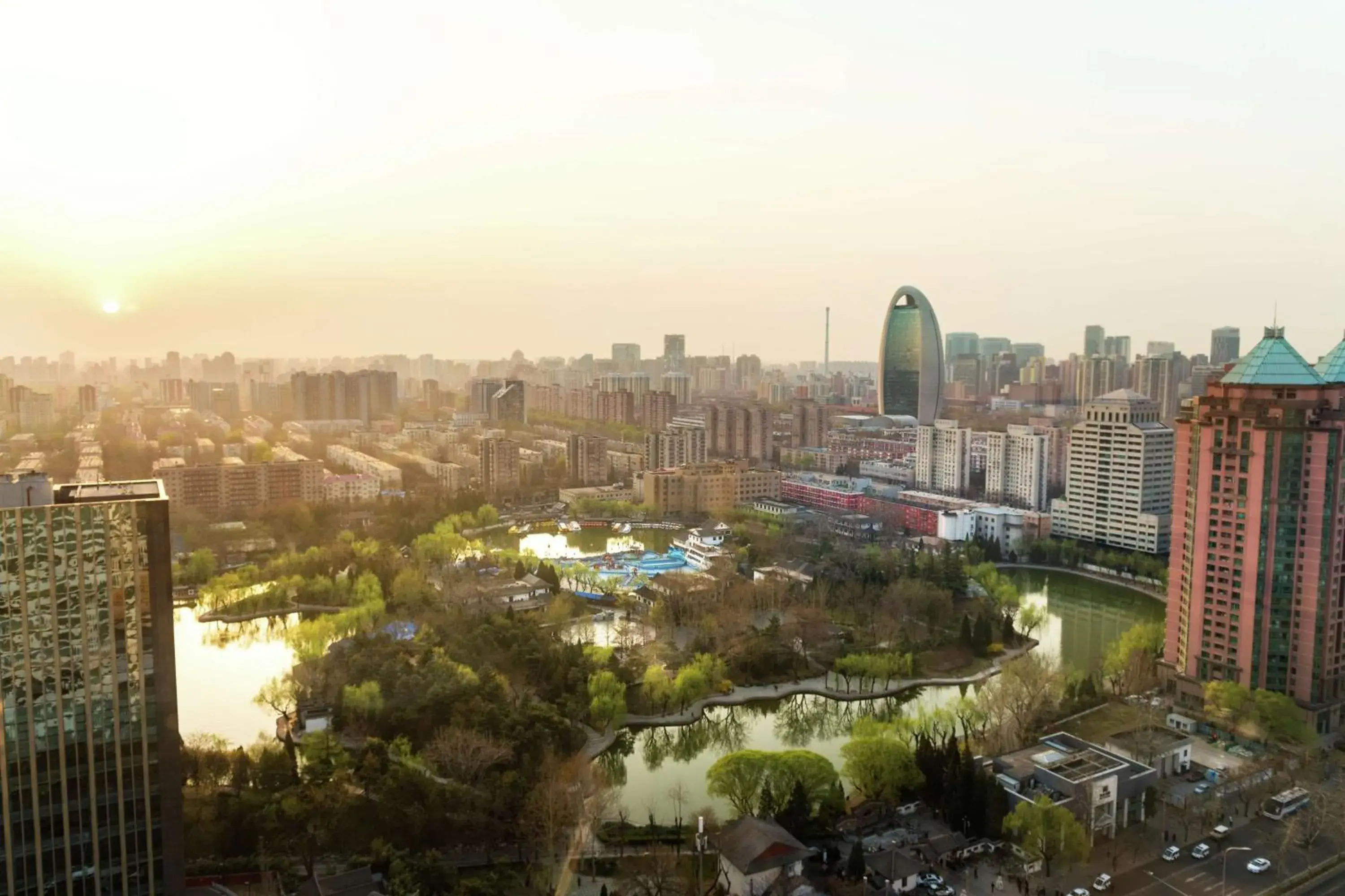 Property building in Conrad Beijing by Hilton Property building in Conrad Beijing by Hilton