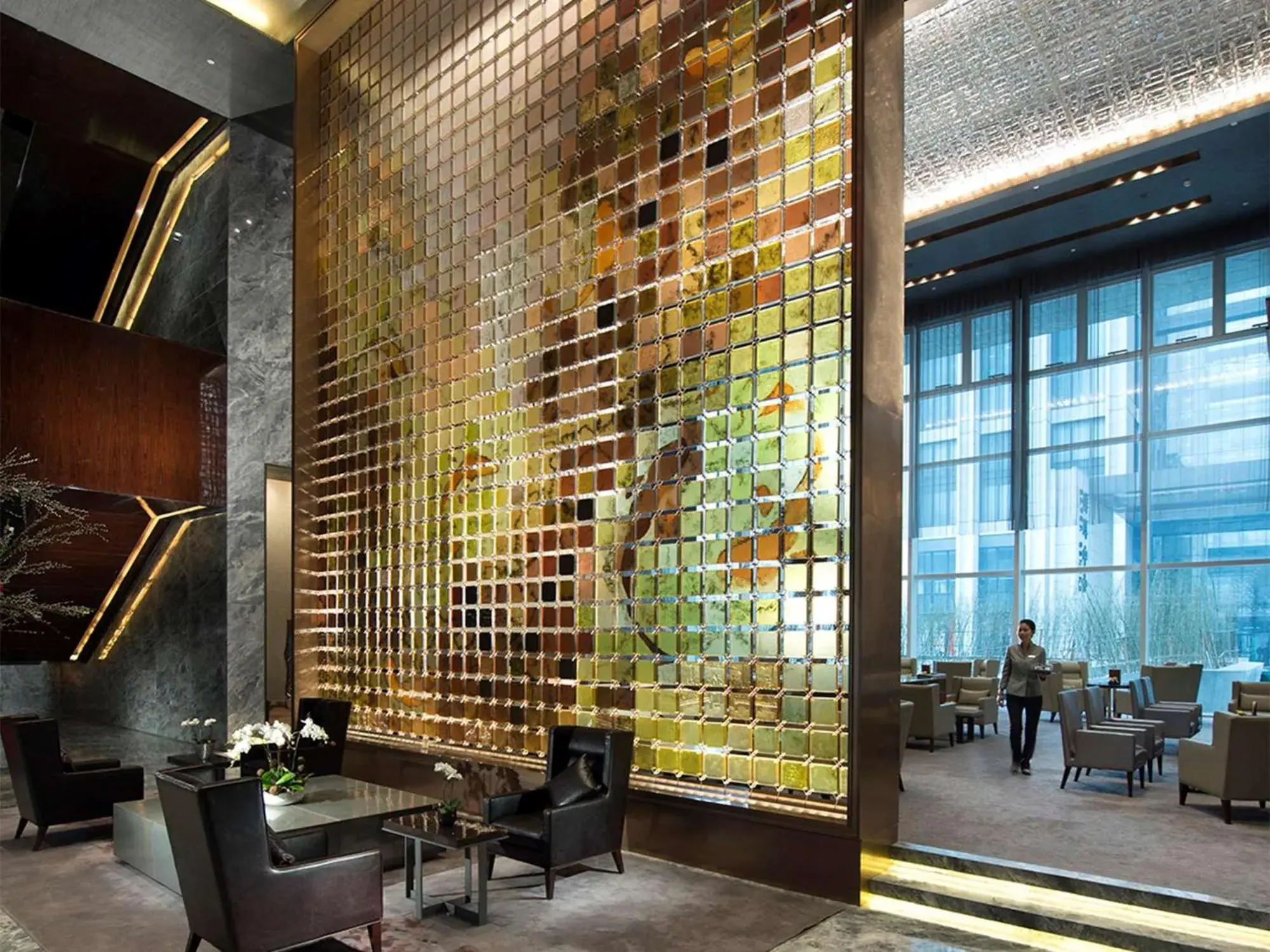 Lobby or reception in Conrad Beijing by Hilton Lobby or reception in Conrad Beijing by Hilton