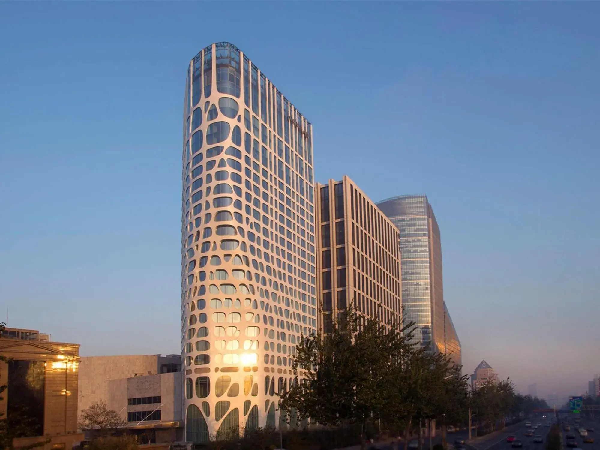 Property building in Conrad Beijing by Hilton Property building in Conrad Beijing by Hilton