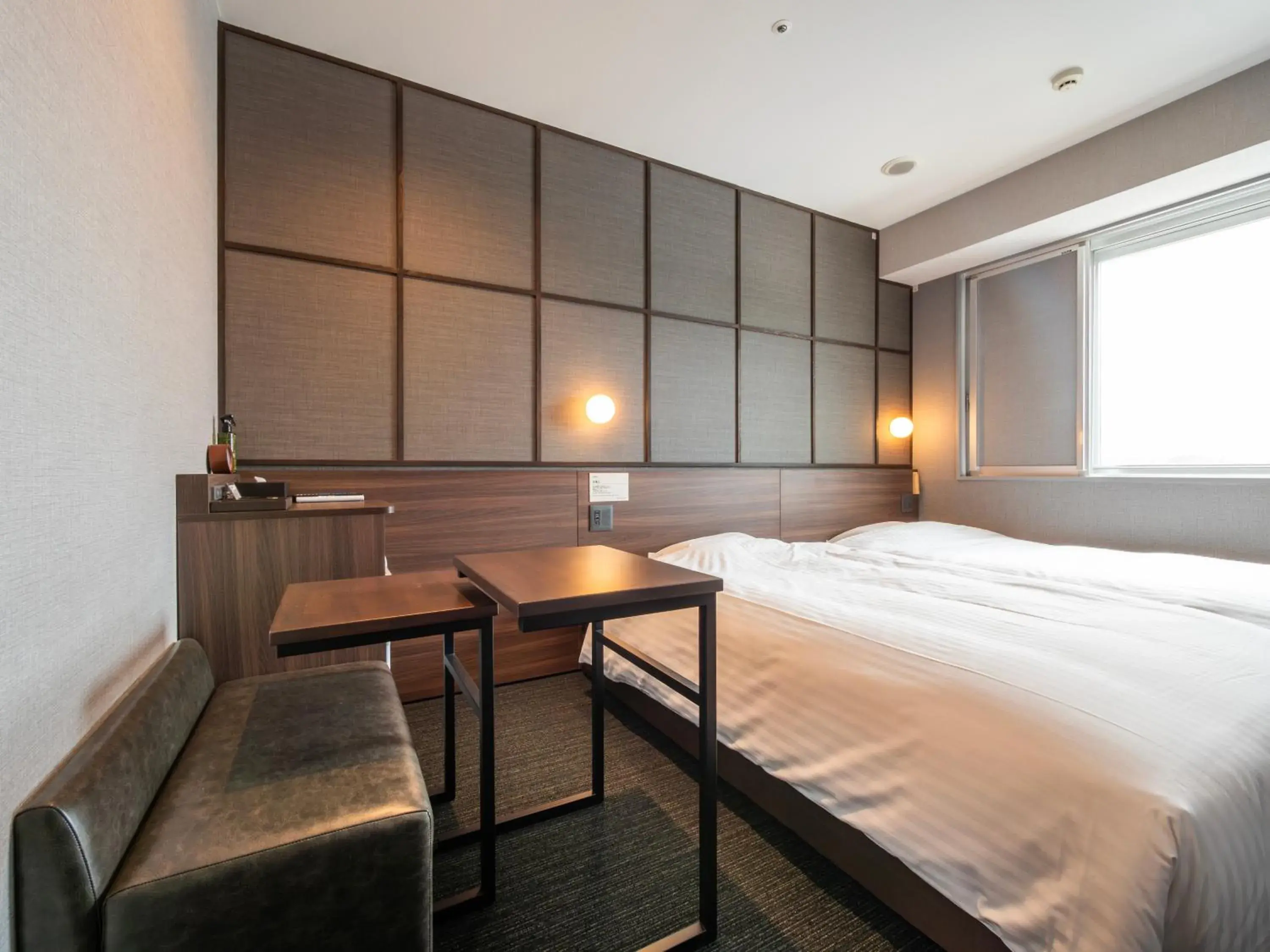 Bed in Super Hotel Premier JR Nara Eki Bed in Super Hotel Premier JR Nara Eki