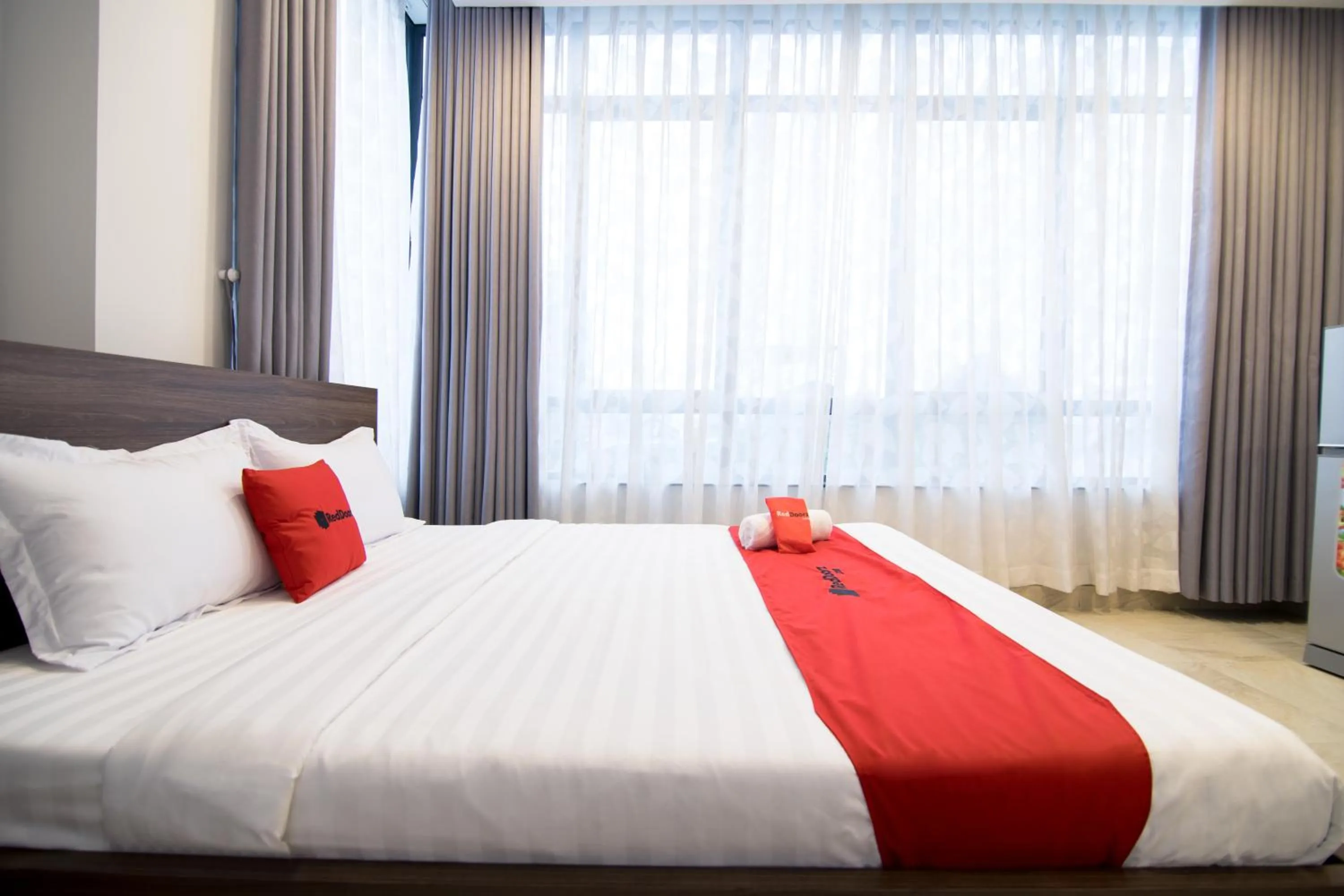 Bed in AHA Residence Hotel