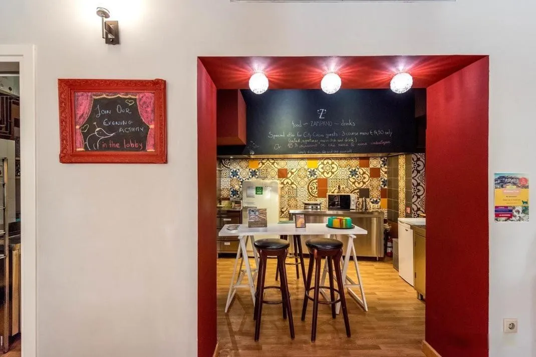 Communal kitchen in City Circus Athens