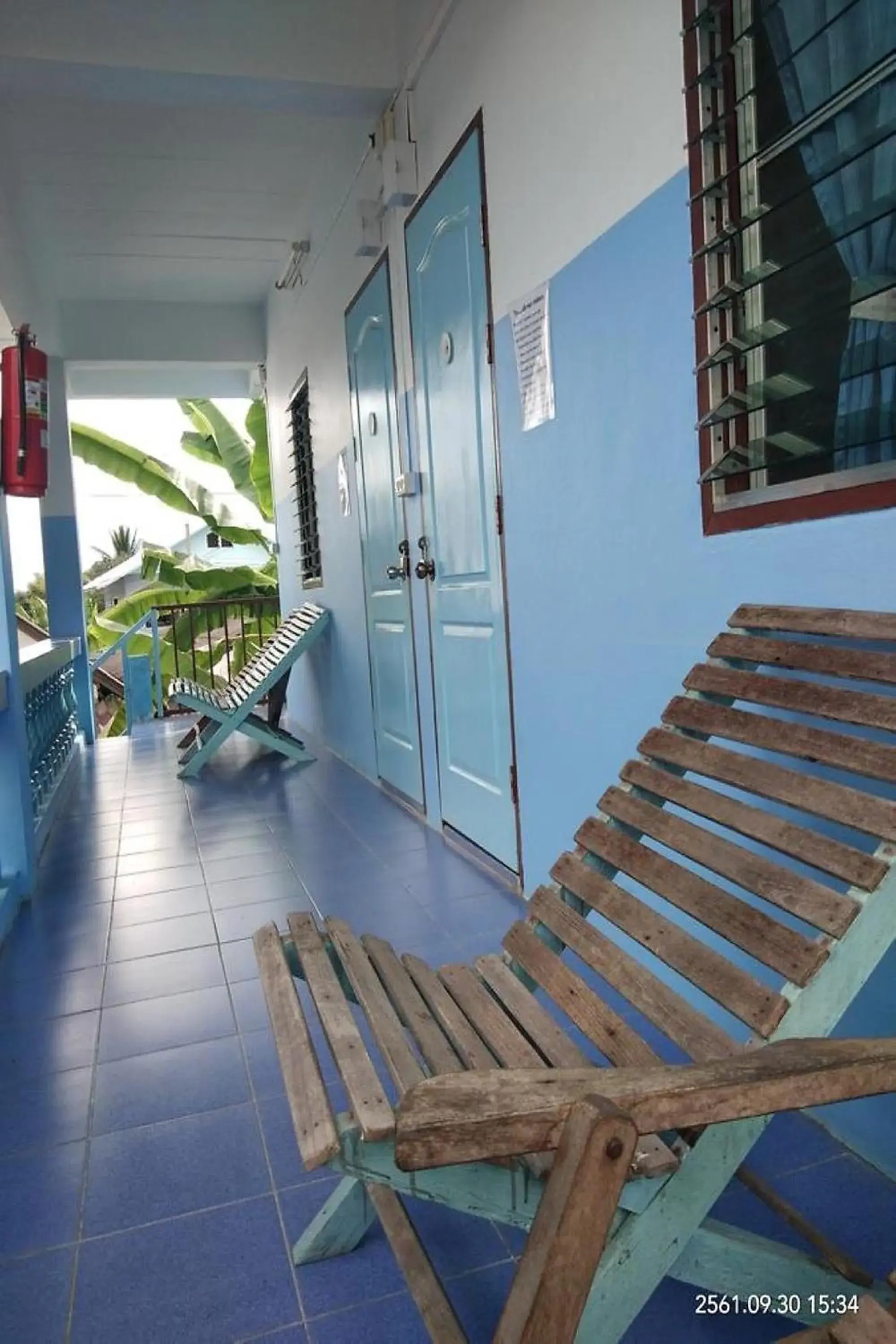 Facade/entrance in Blue House Pai Facade/entrance in Blue House Pai