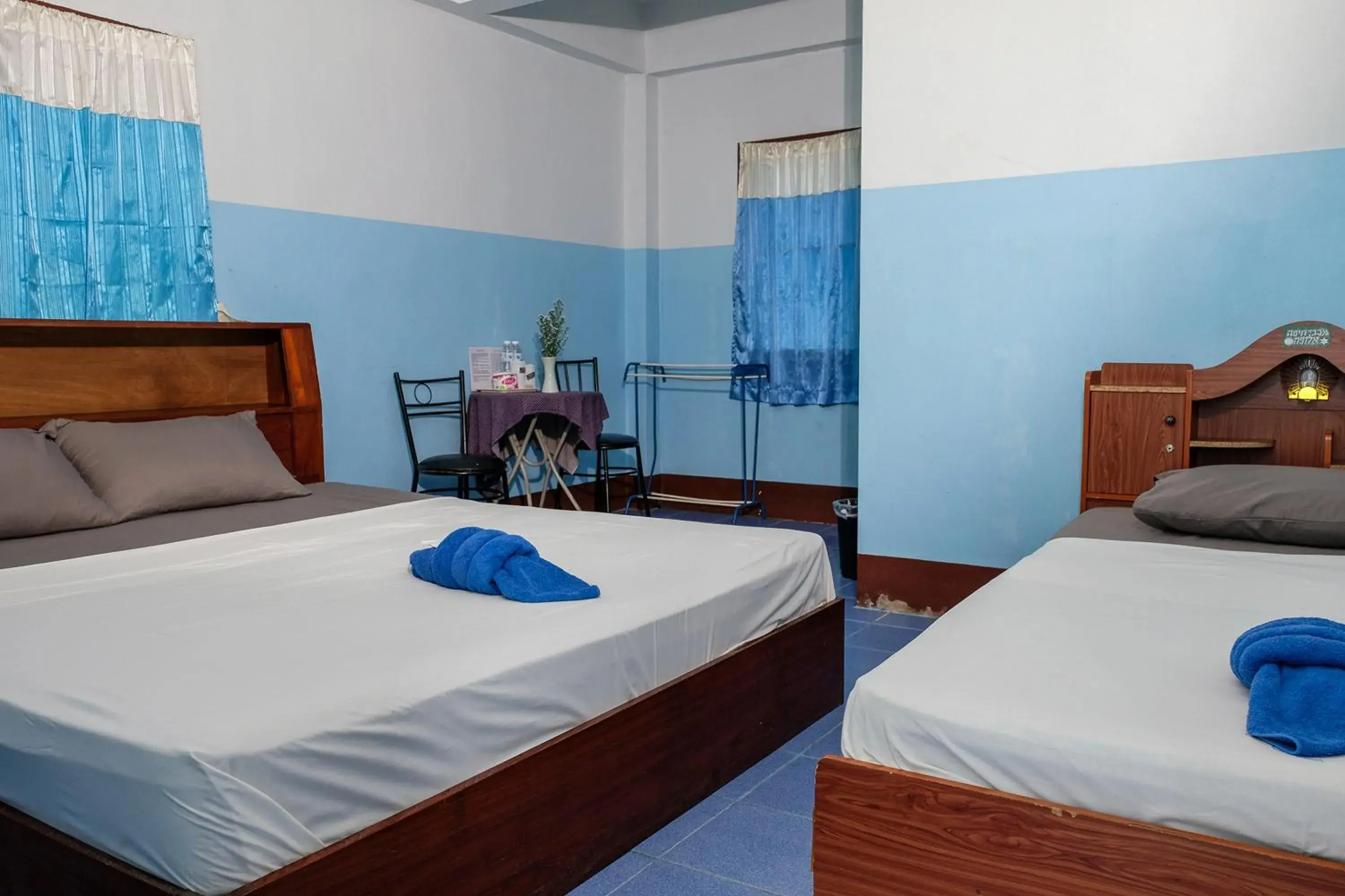 Bed in Blue House Pai Bed in Blue House Pai