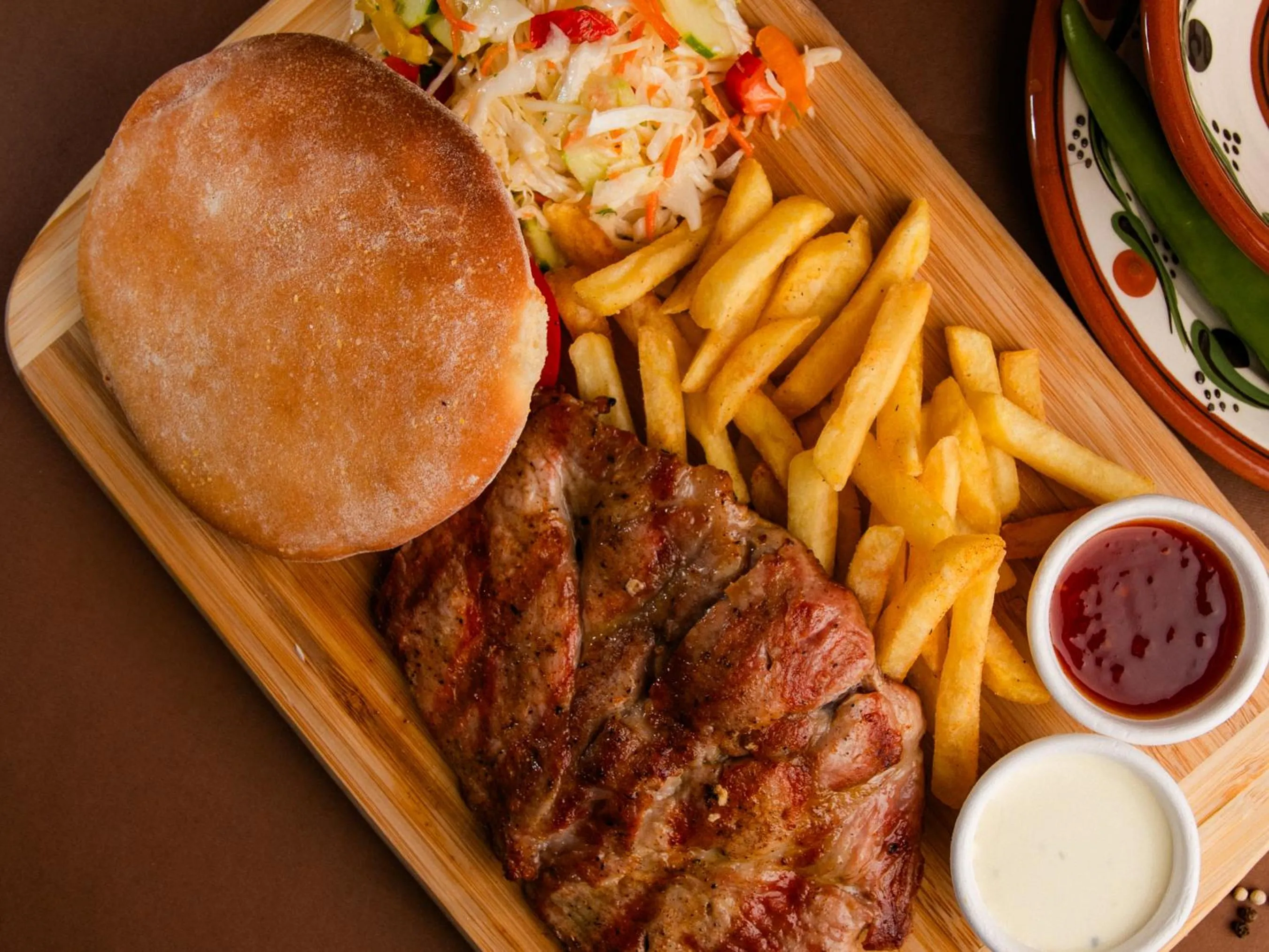 Food close-up in Hotel Fantanita Haiducului