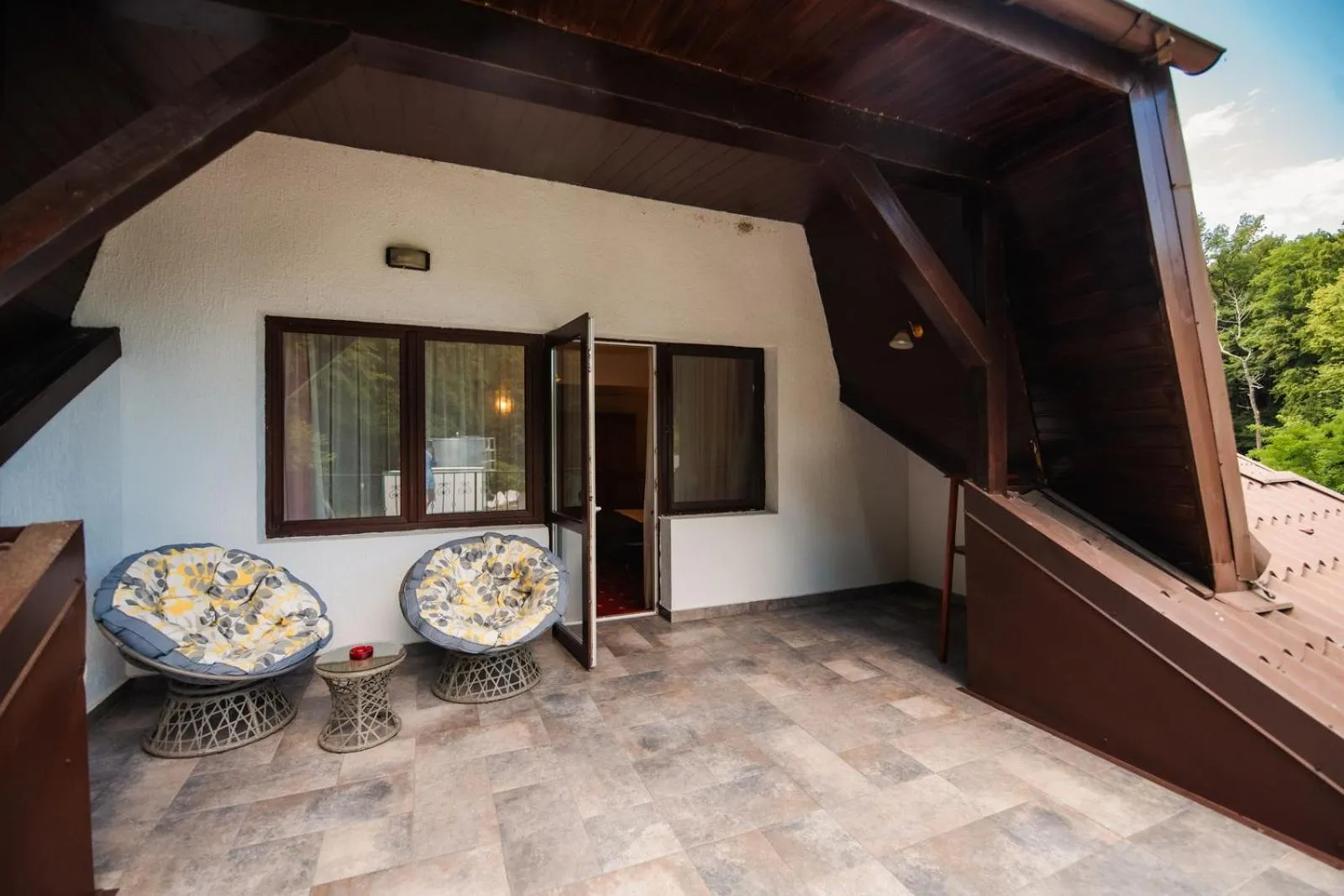 Balcony/Terrace in Hotel Fantanita Haiducului