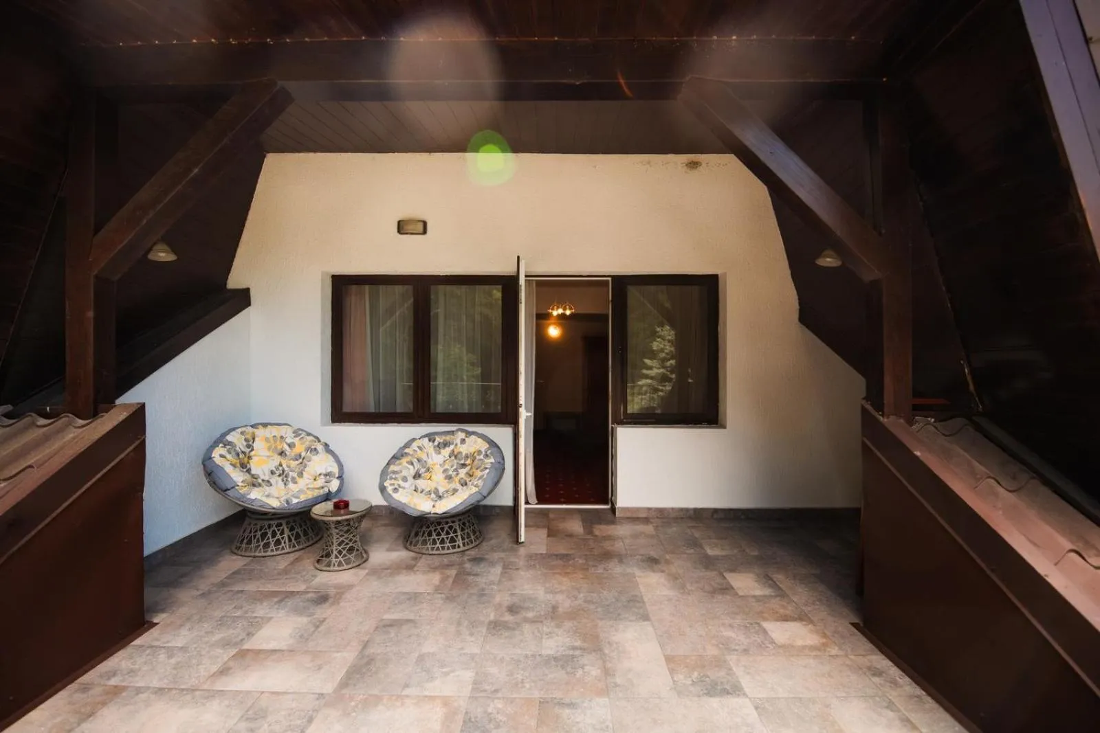 Balcony/Terrace in Hotel Fantanita Haiducului