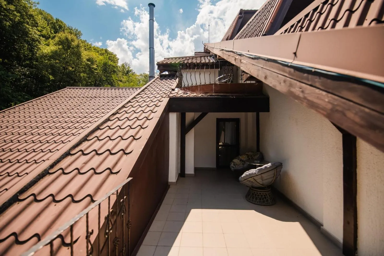 Balcony/Terrace in Hotel Fantanita Haiducului