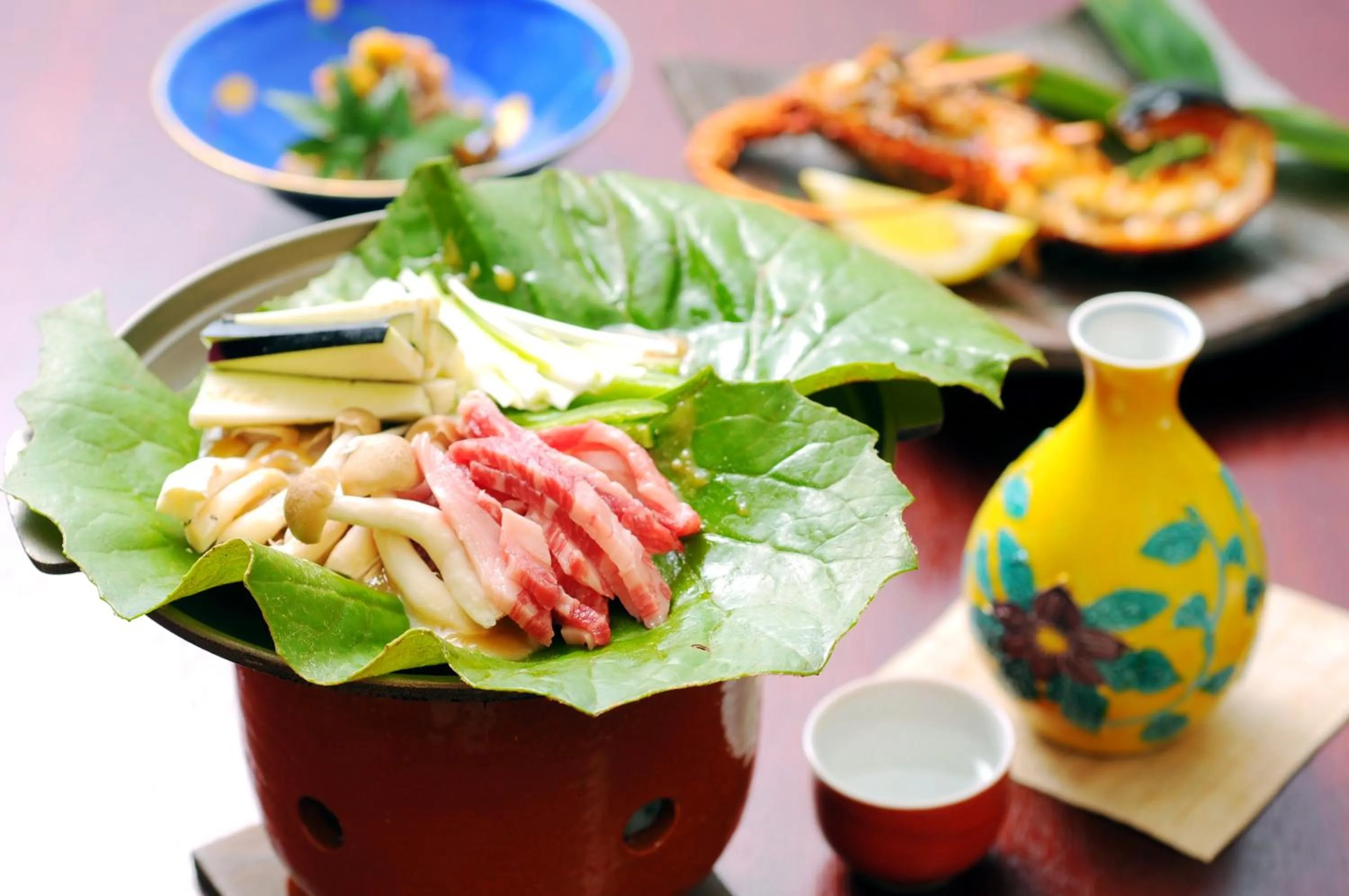 Dinner in IZUNA INN & SPA - the veggie delights