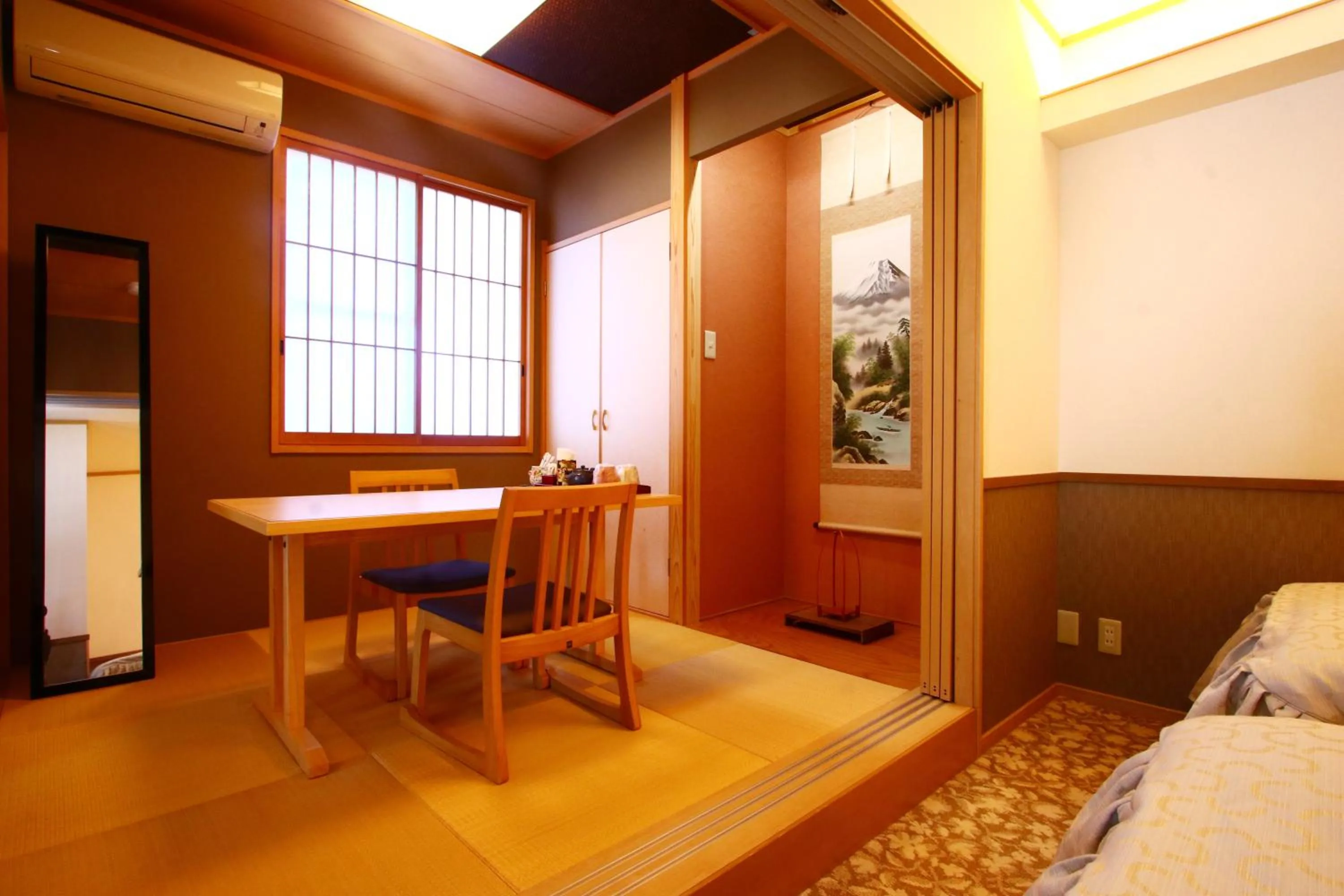 Bed in IZUNA INN & SPA - the veggie delights