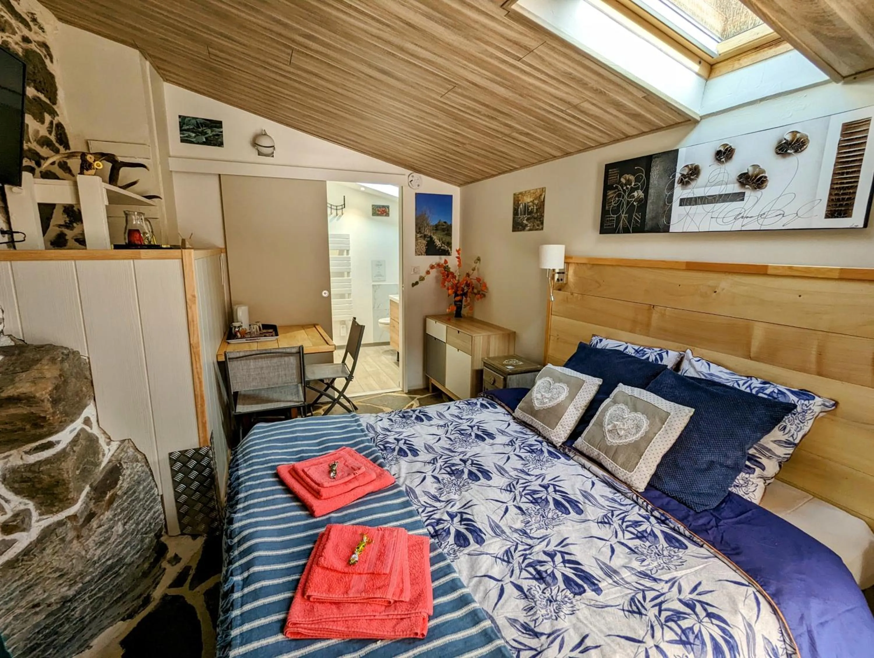 Bed in Chambres d'hôtes Le Lepadou-Bas