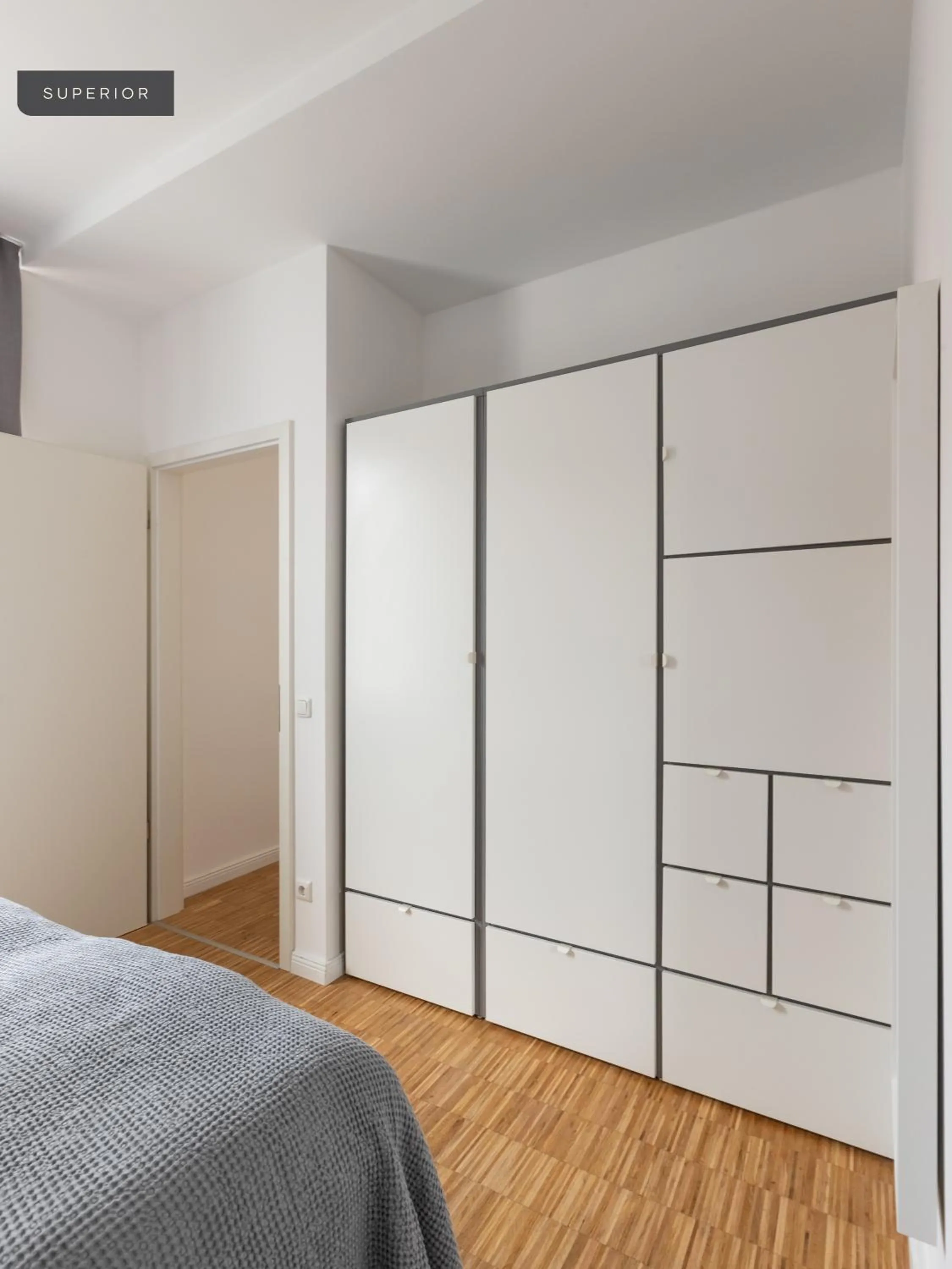 Bedroom, Bed in Apartments Berlin Aroser Allee