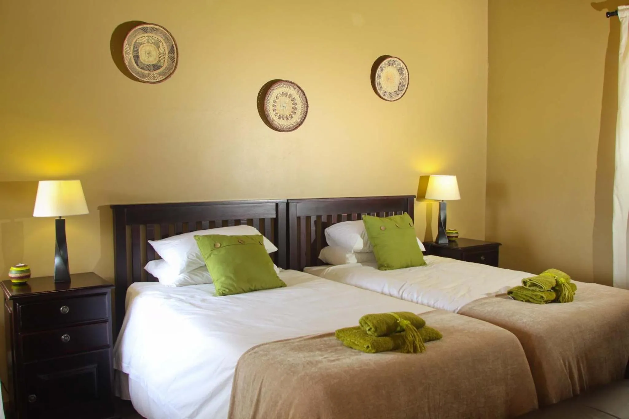 Bed in Aloe View Rock Lodge