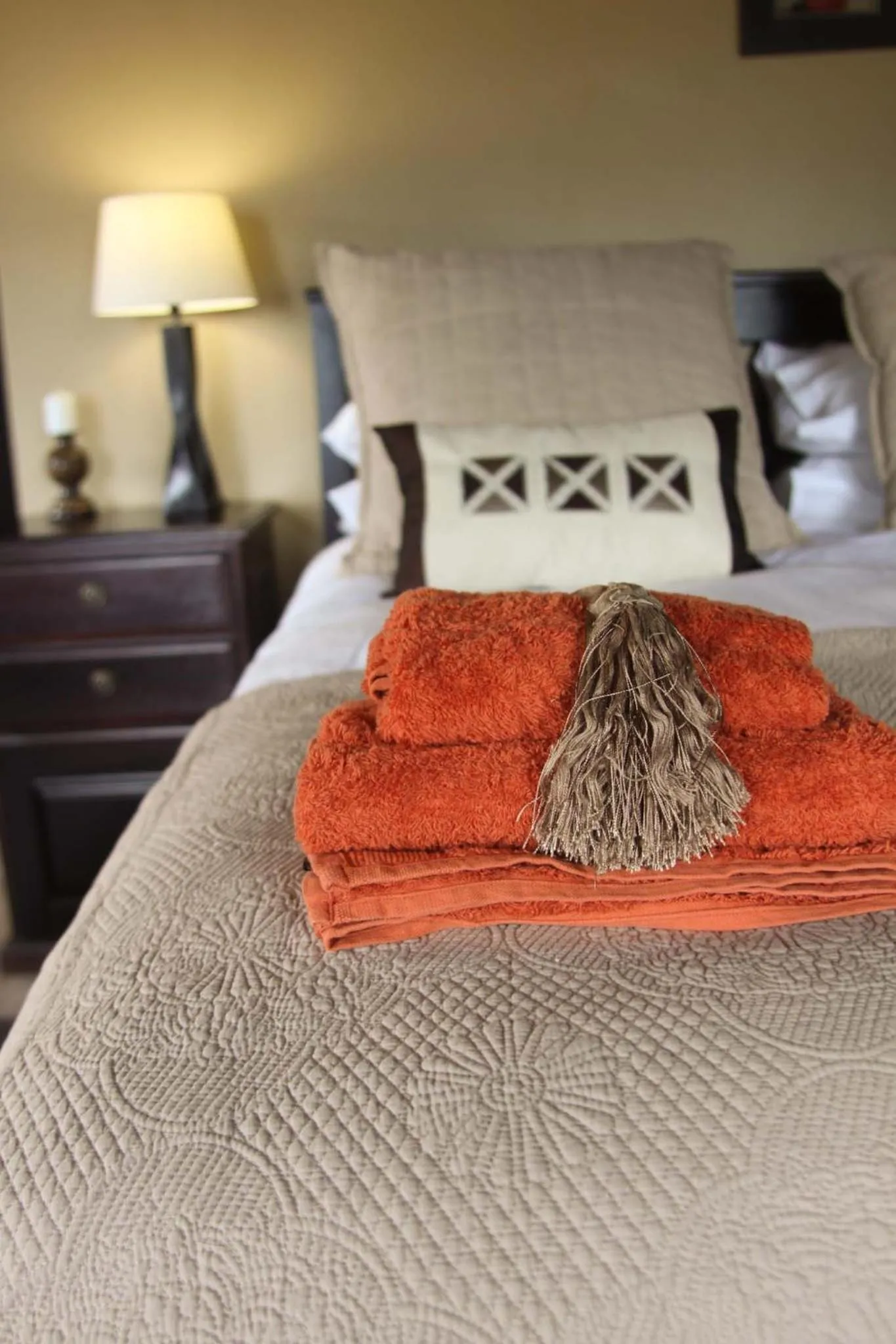 Bed in Aloe View Rock Lodge