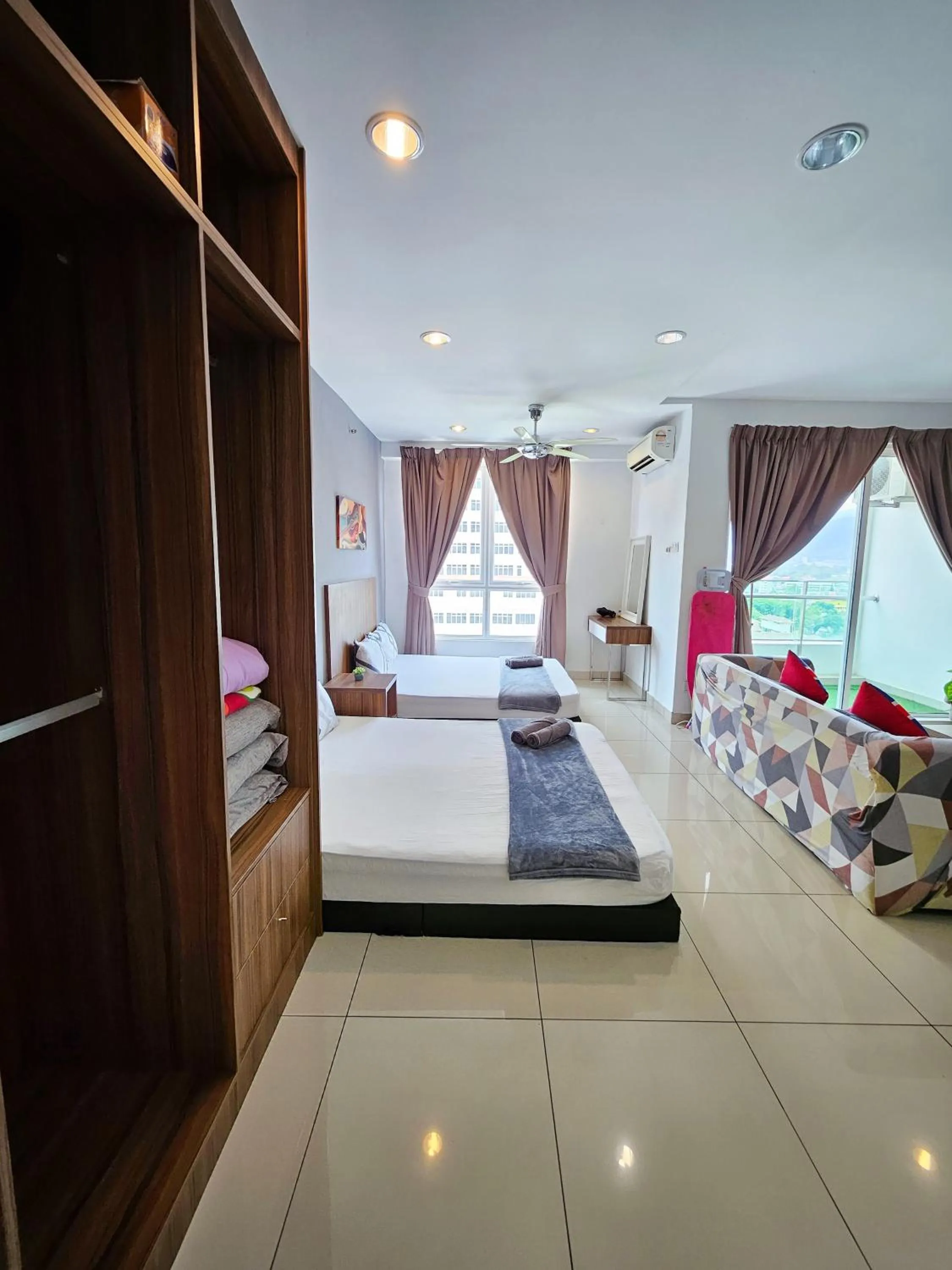 Bed in Mansion One by Sky Hive