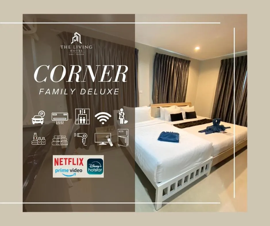 Bedroom, Bed in The Living Hotel SamutPrakan