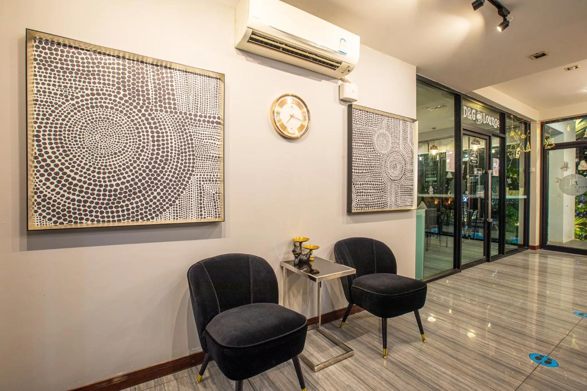 Seating area in The Living Hotel SamutPrakan