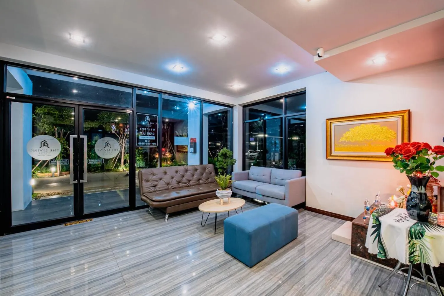 Lobby or reception in The Living Hotel SamutPrakan