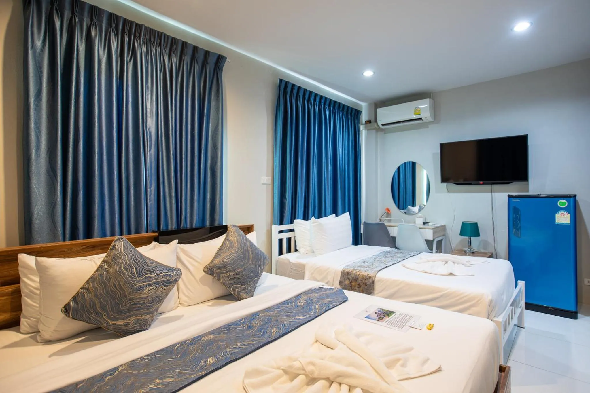 Bed in The Living Hotel SamutPrakan