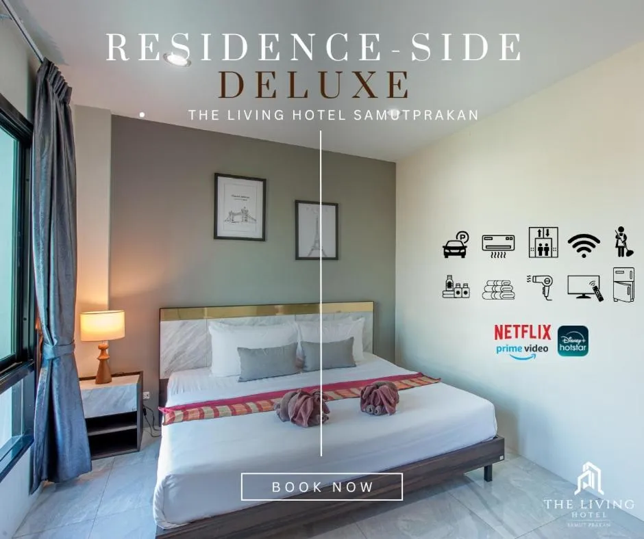 Bedroom, Bed in The Living Hotel SamutPrakan