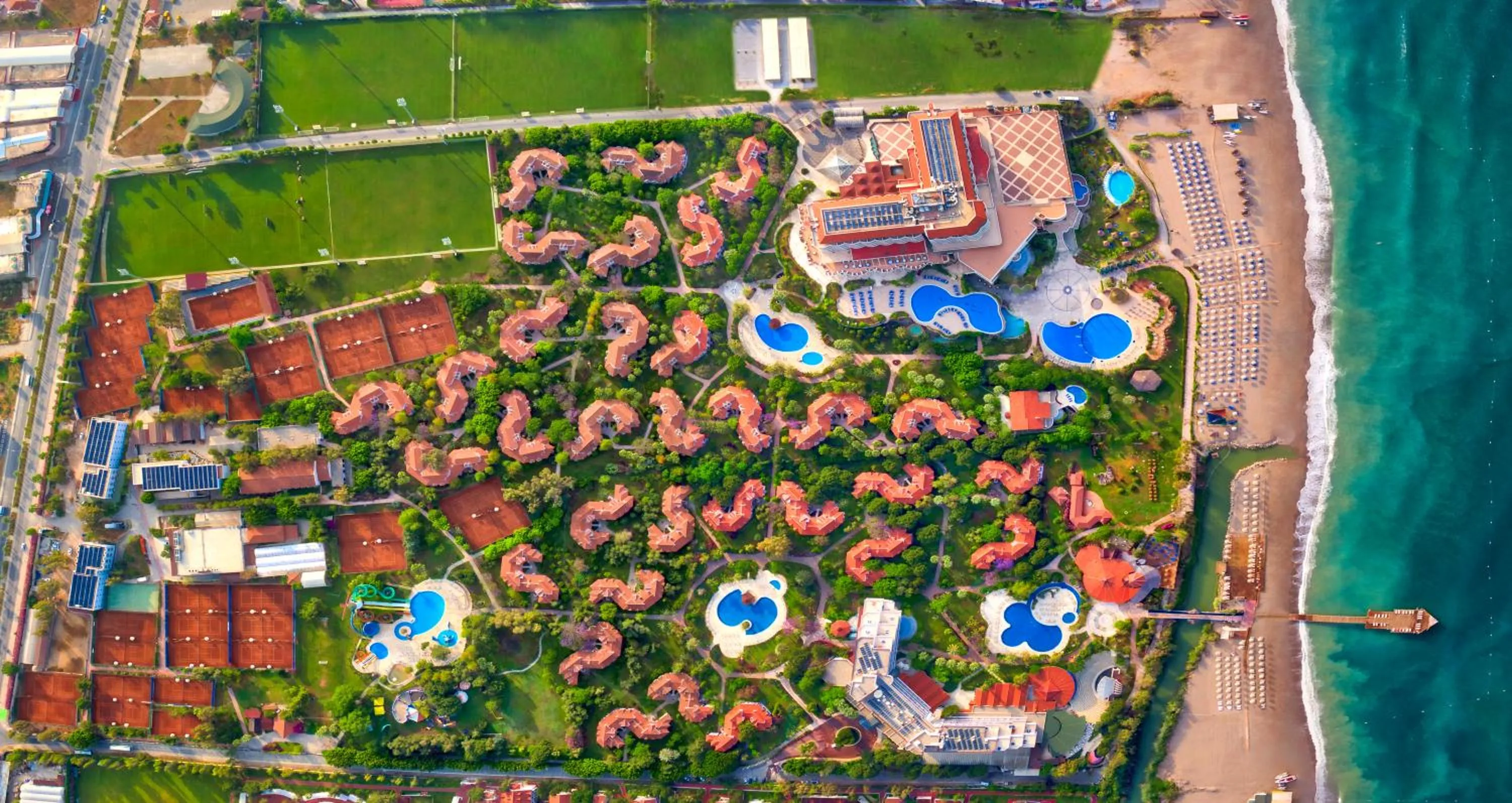 Bird's eye view in Starlight Resort Hotel