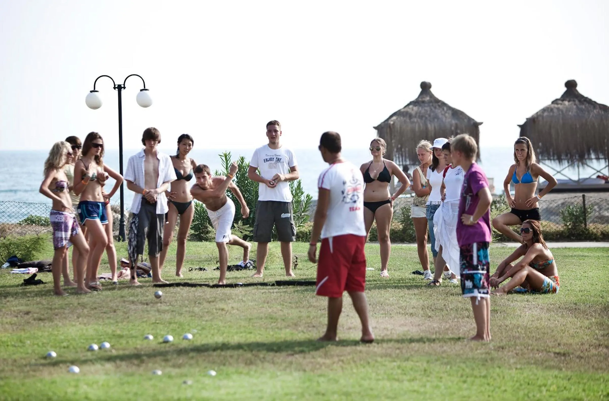 group of guests in Starlight Resort Hotel