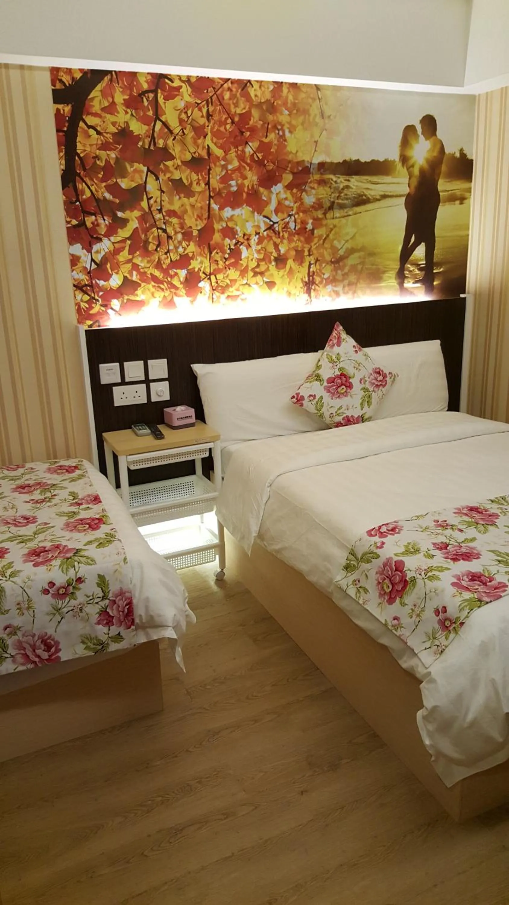 Bed in Whole Sunshine International Guest House