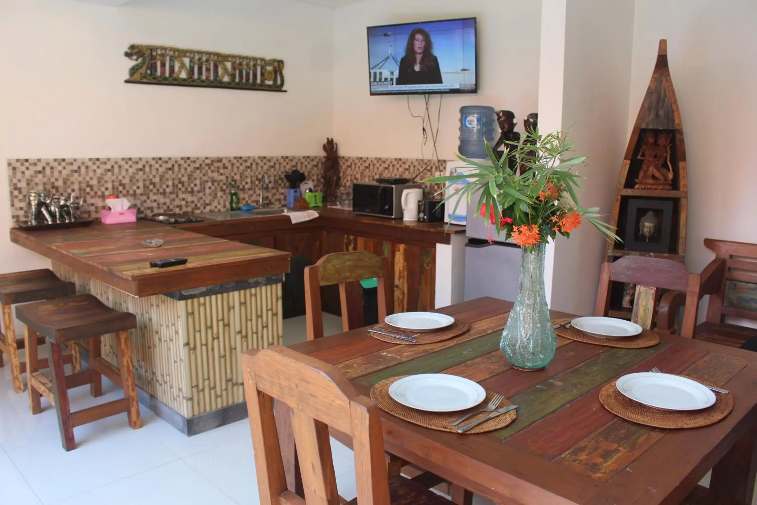 Dining area, Restaurant/Places to Eat in Jukung Villas Kuta