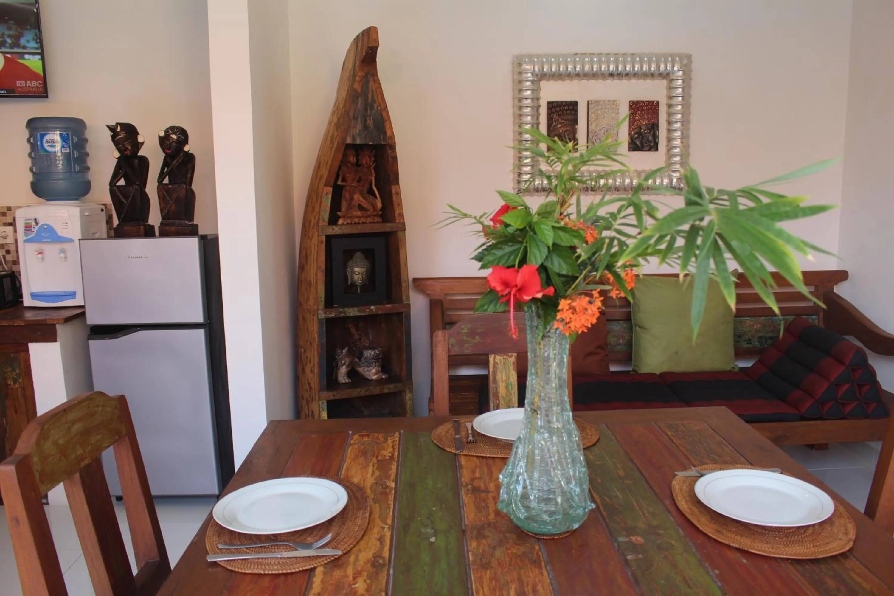 Dining area in Jukung Villas Kuta