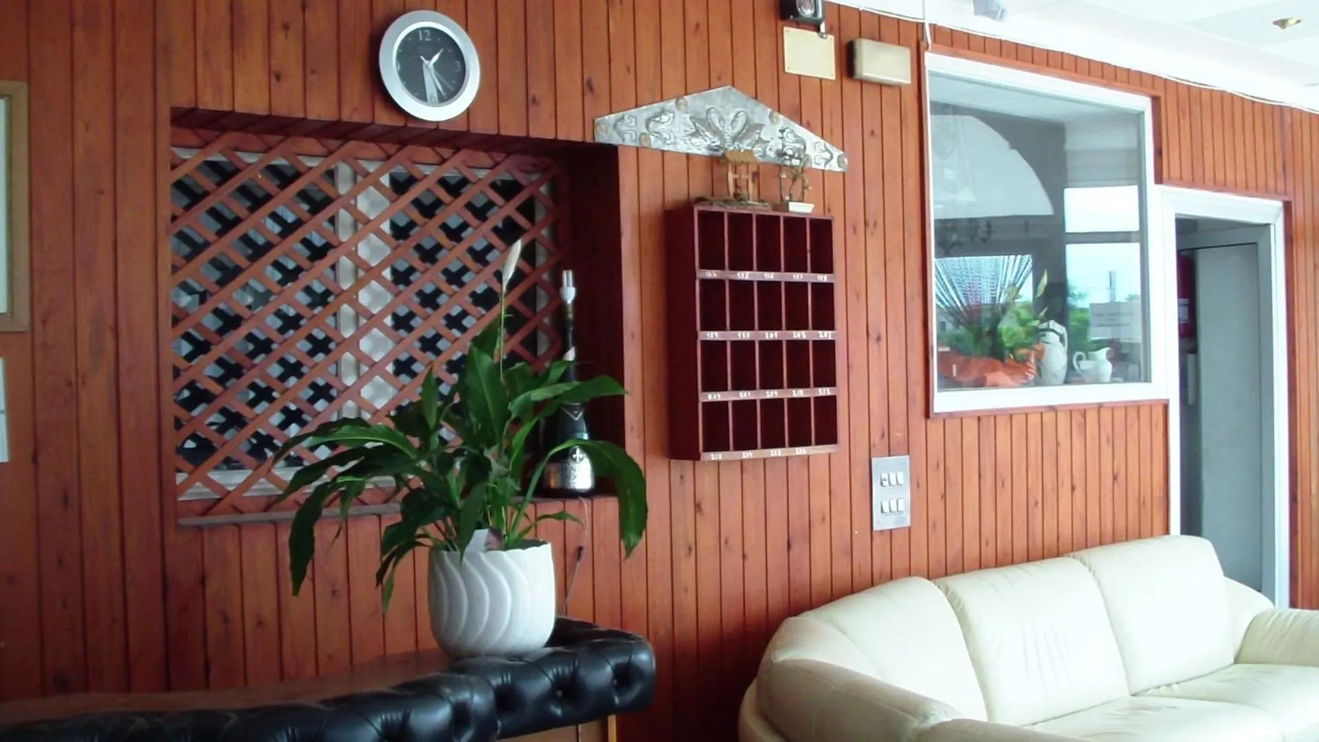 Seating area in La Masia