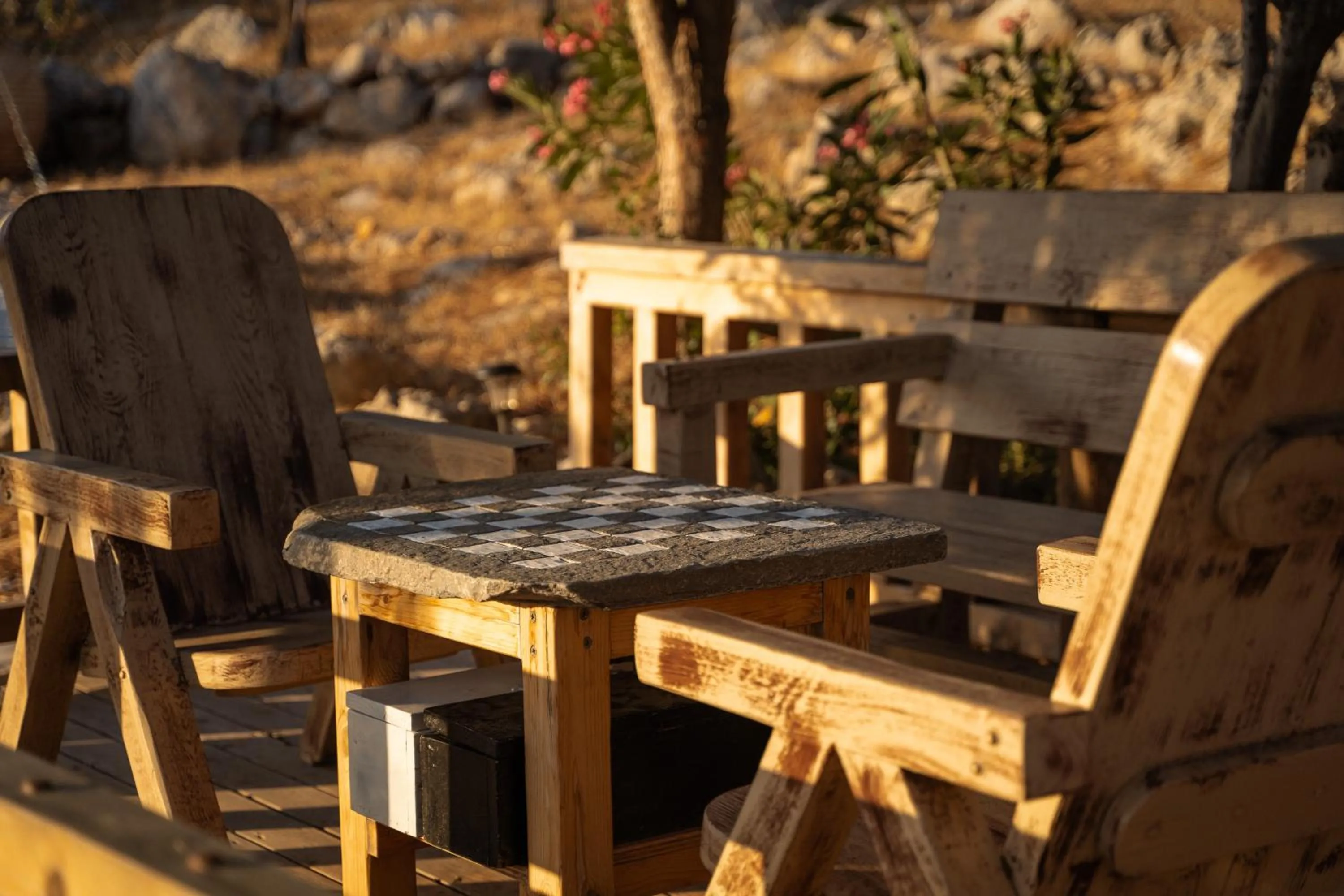 Seating area in Terra Minoika Boutique Resort