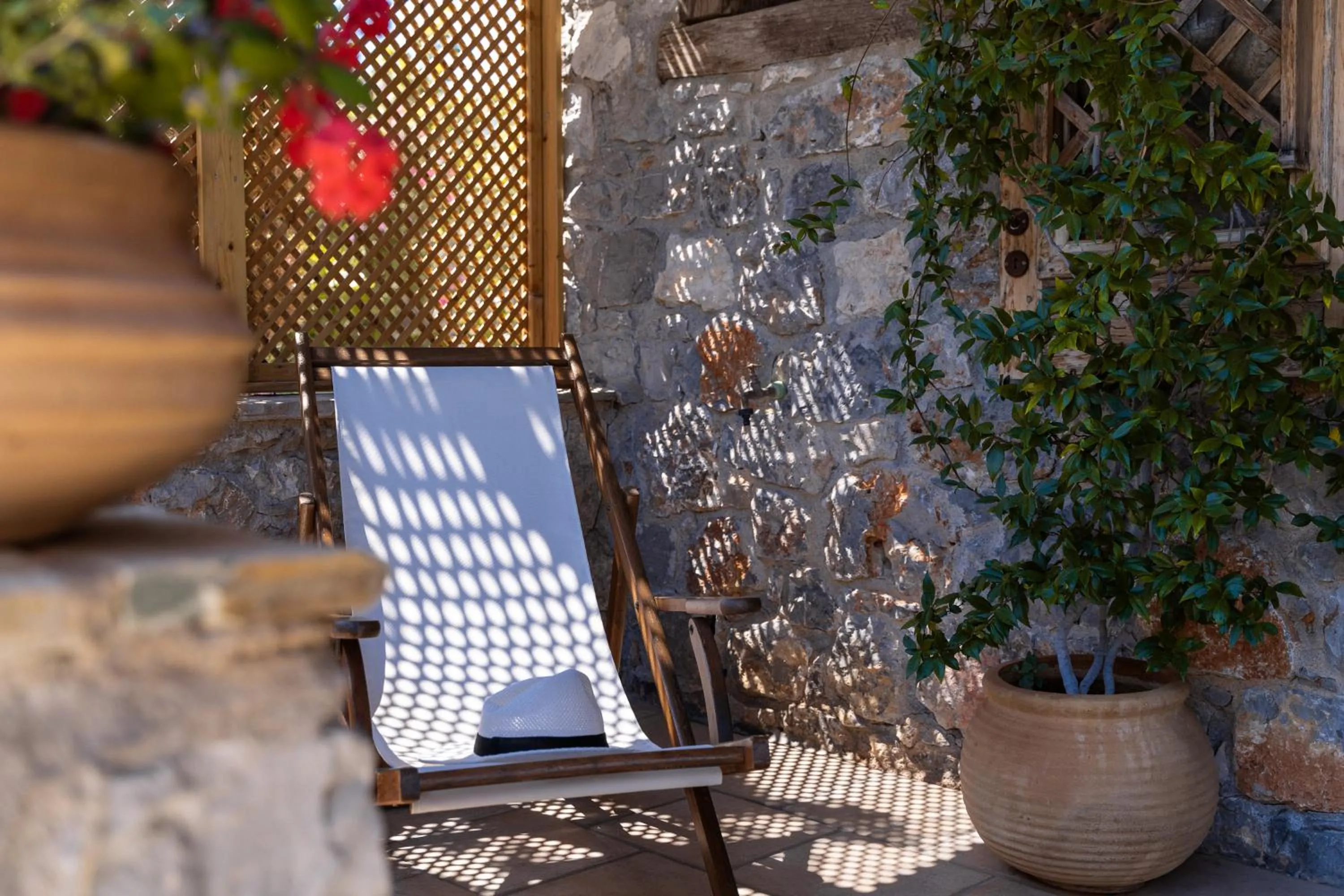 Patio in Terra Minoika Boutique Resort