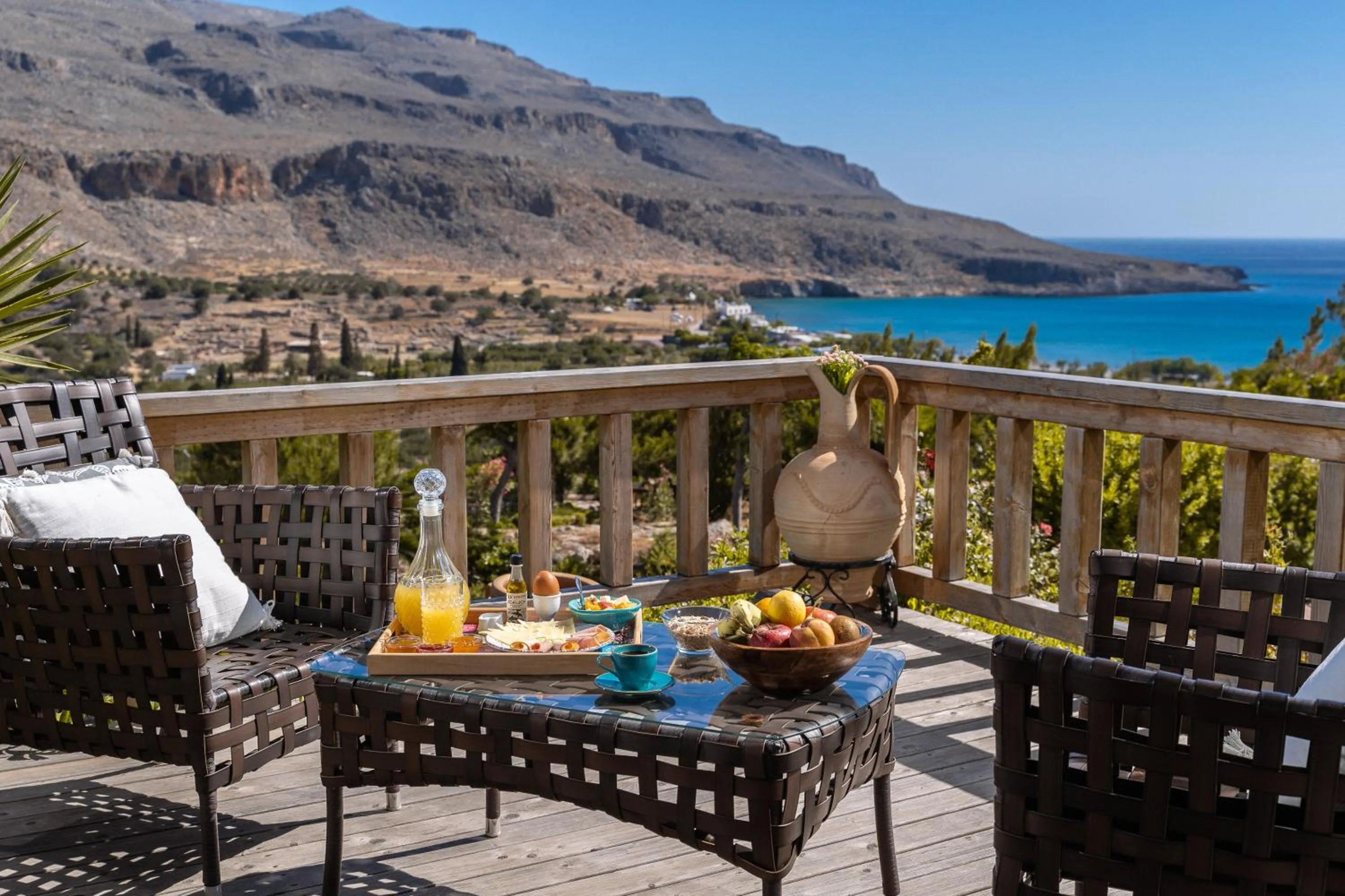 Breakfast in Terra Minoika Boutique Resort
