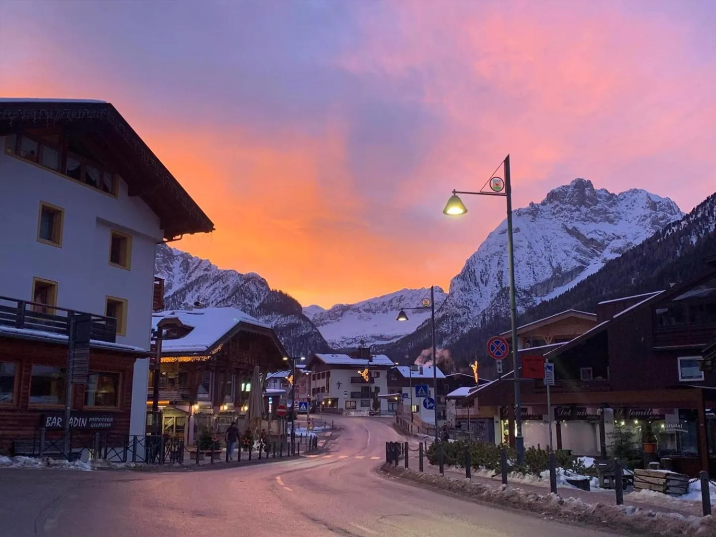 Sunset in Hotel Laurin