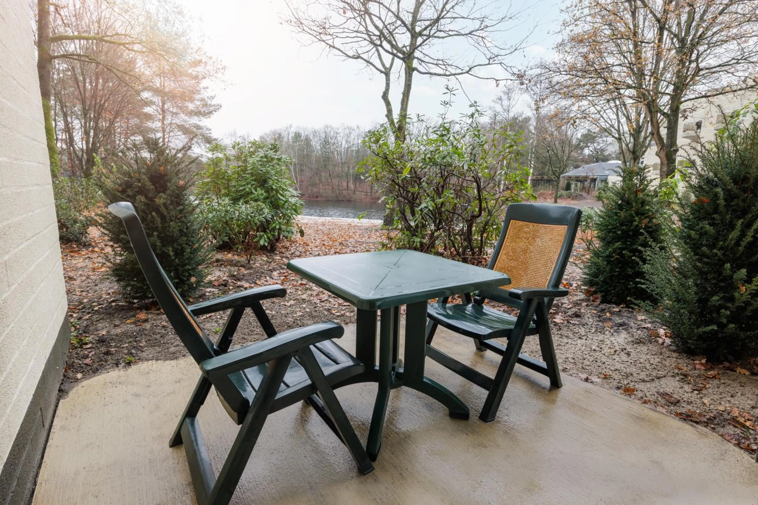 Patio in Hotel De Vossemeren by Center Parcs