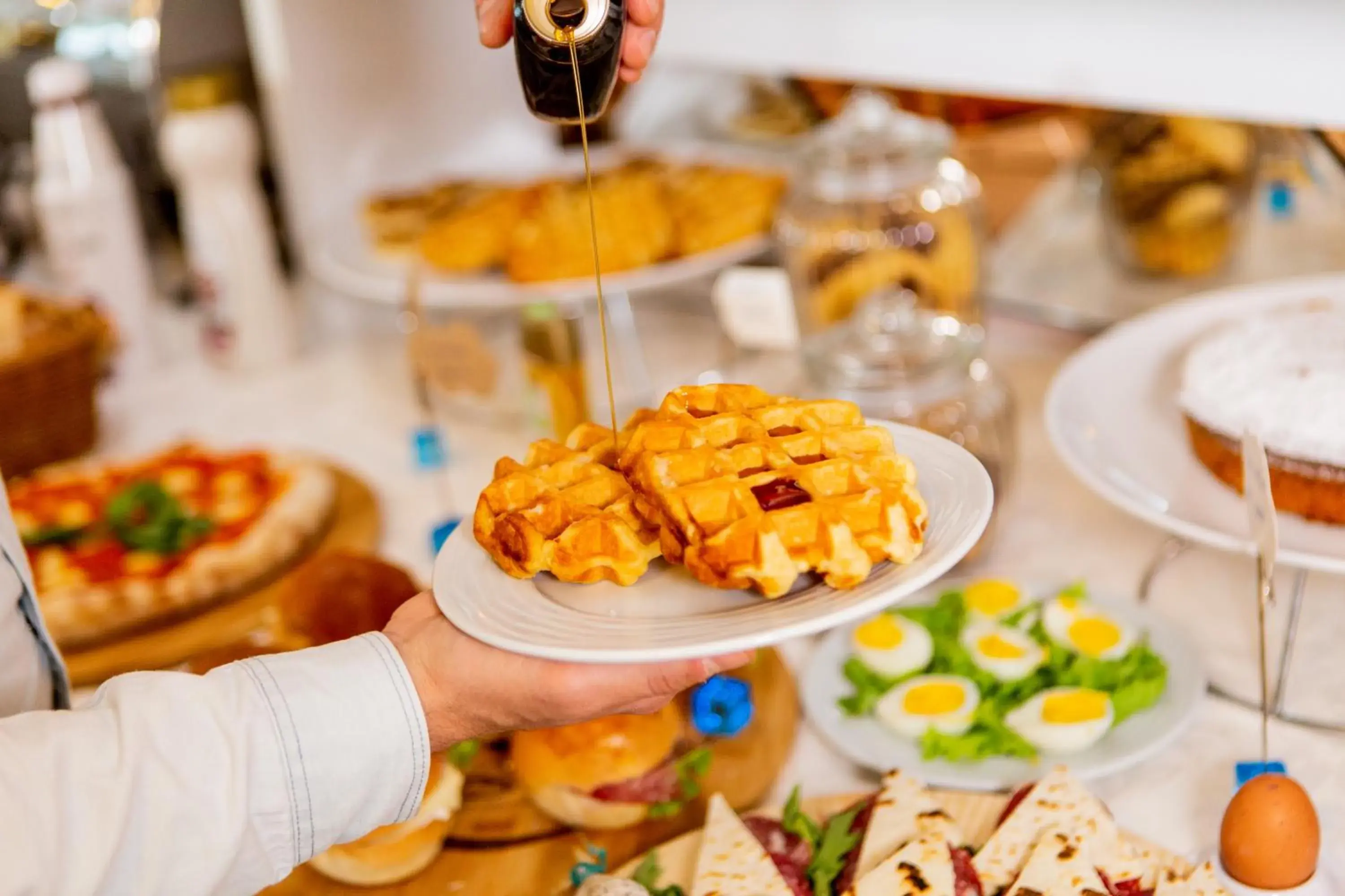 Breakfast, Food in Hotel Raffaello