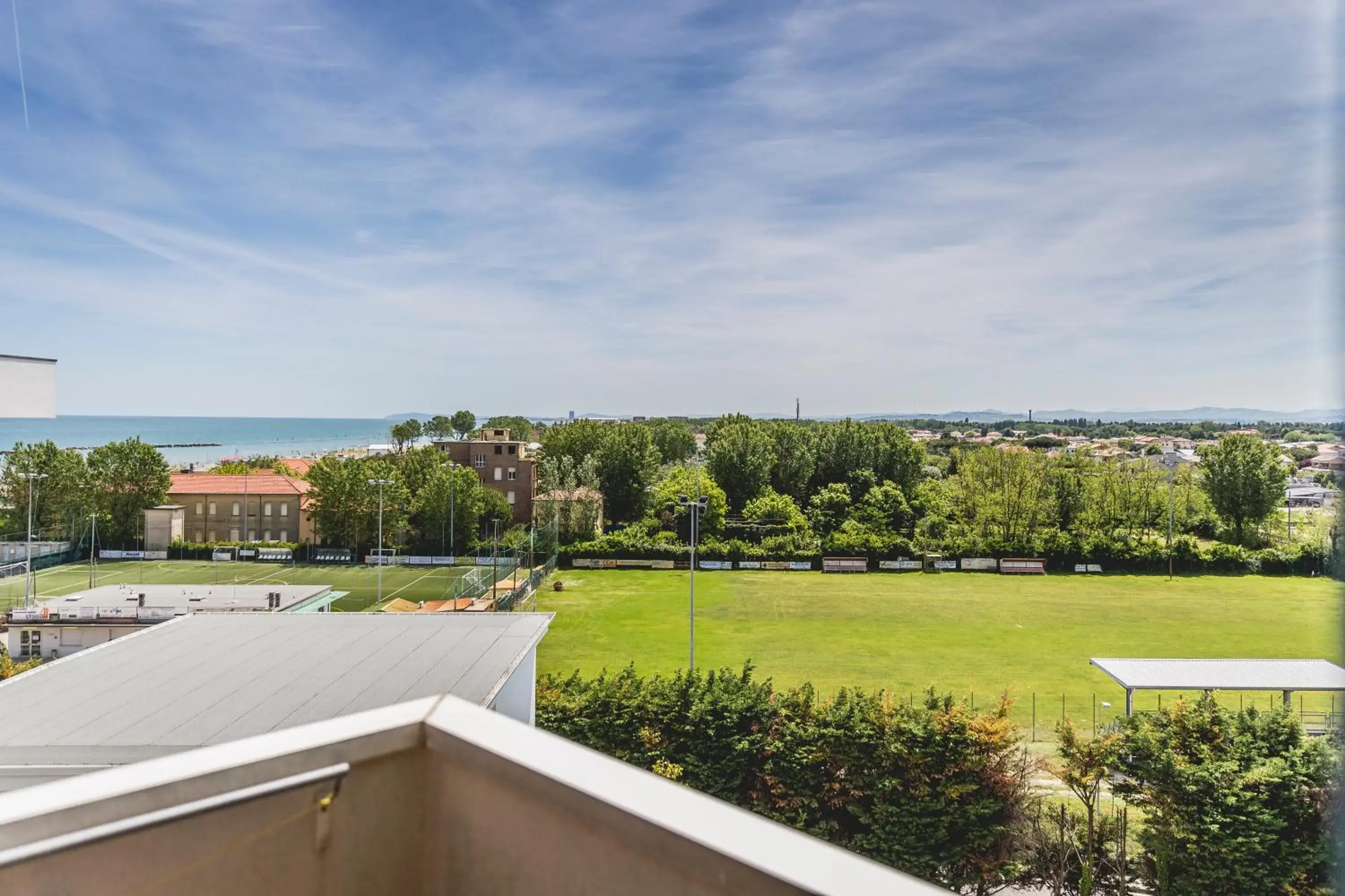 View (from property/room), Balcony/Terrace in Hotel Raffaello