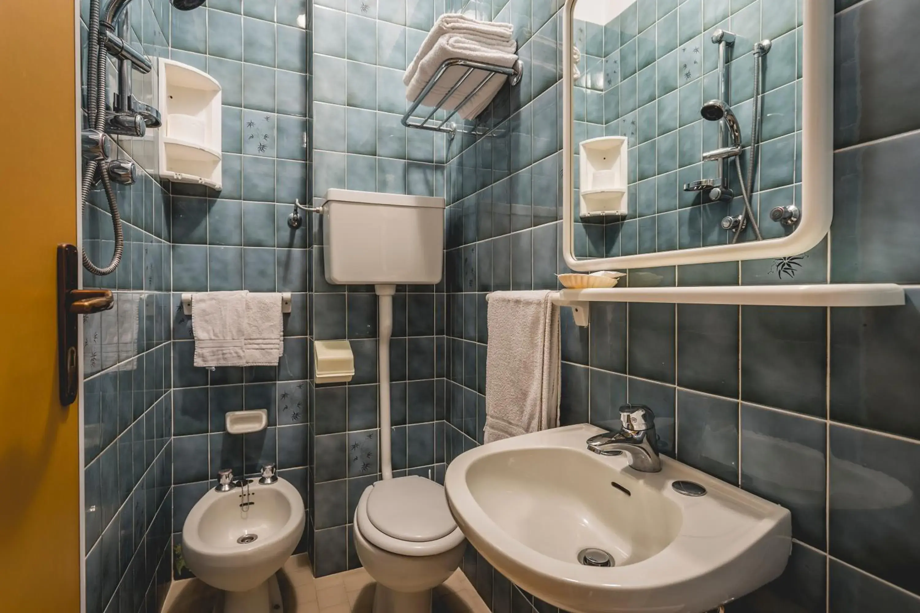 Shower, Bathroom in Hotel Raffaello