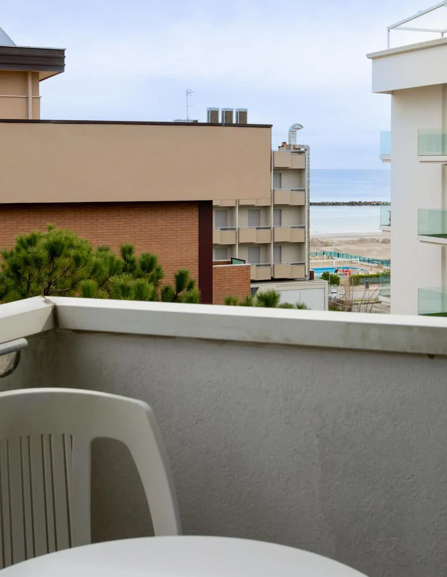 View (from property/room), Balcony/Terrace in Hotel Raffaello