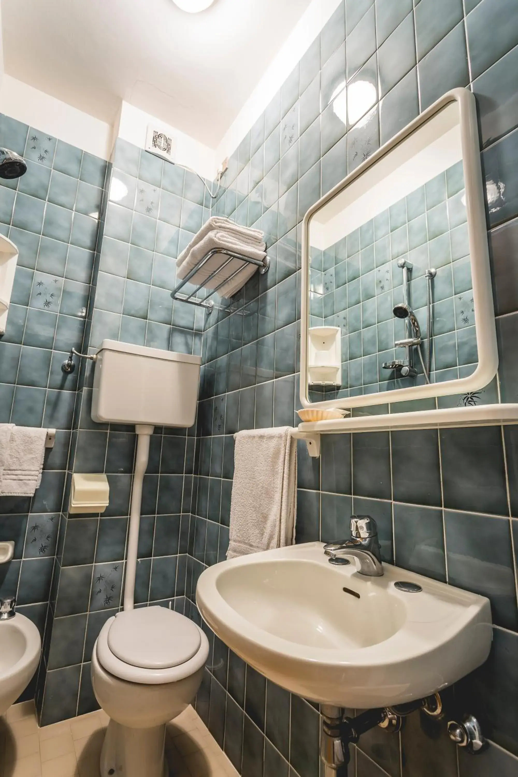 Shower, Bathroom in Hotel Raffaello