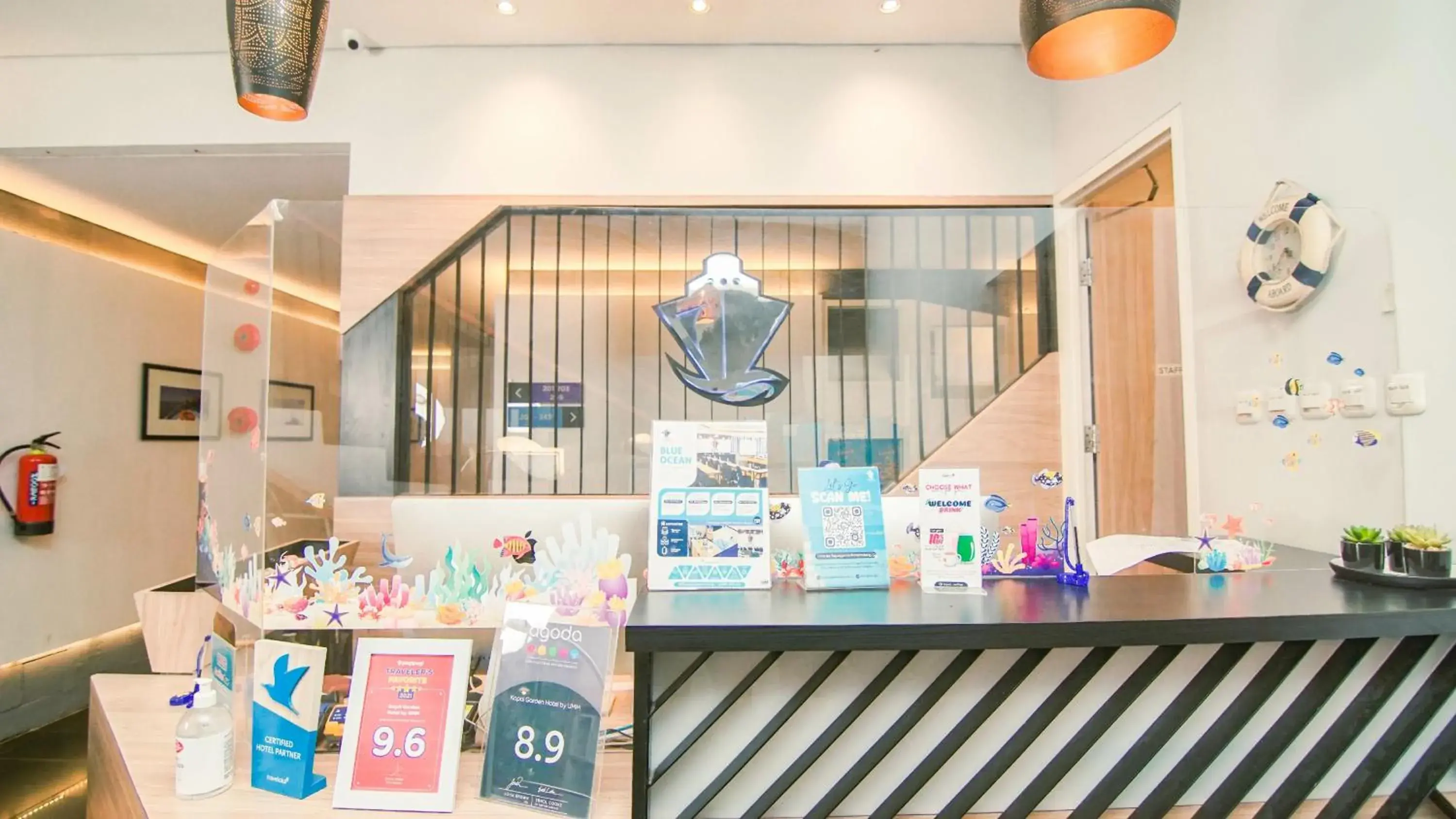 Lobby or reception in Kapal Garden Hotel at Rekreasi Sengkaling Lobby or reception in Kapal Garden Hotel at Rekreasi Sengkaling