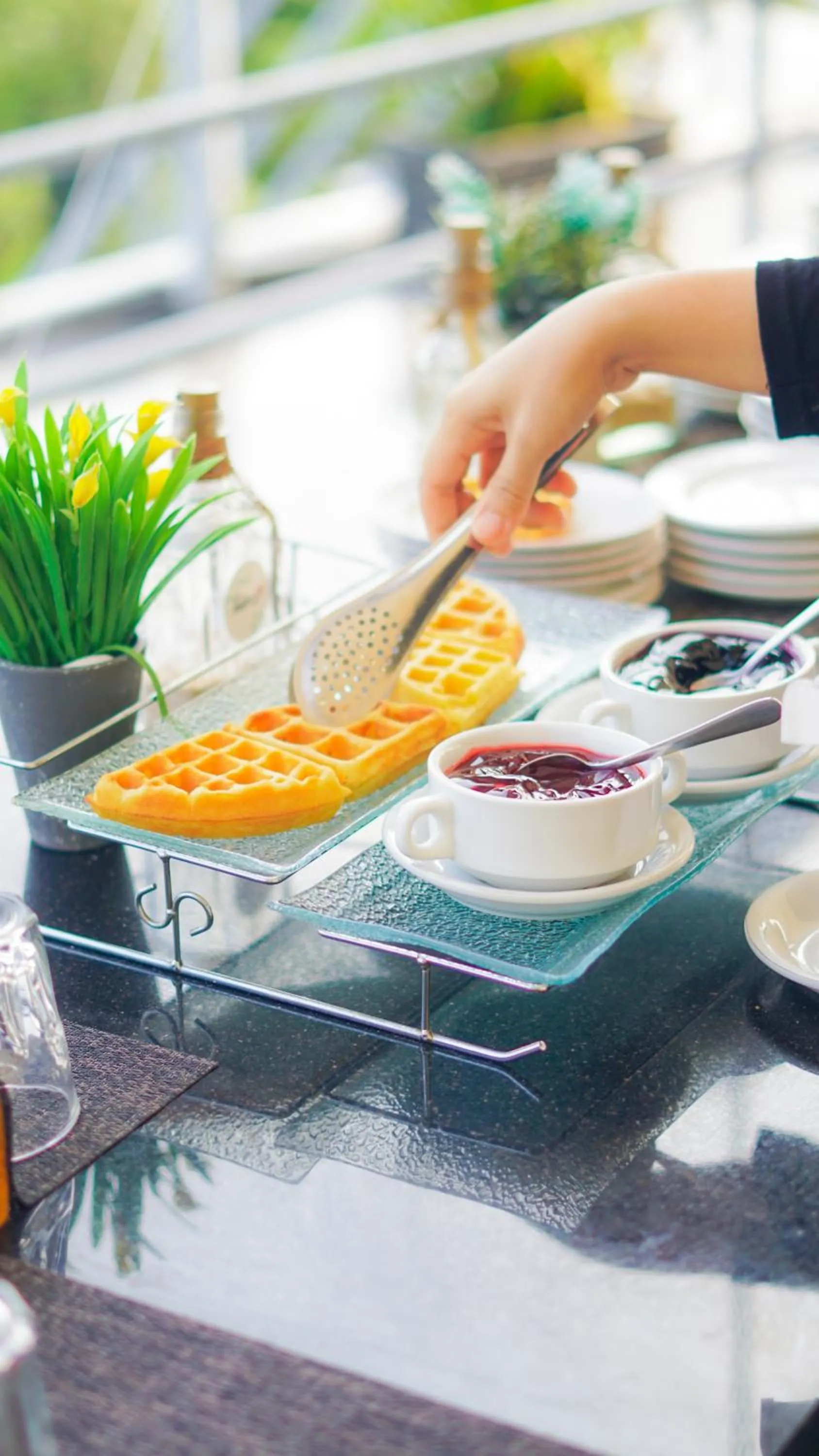 Breakfast in Kapal Garden Hotel at Rekreasi Sengkaling