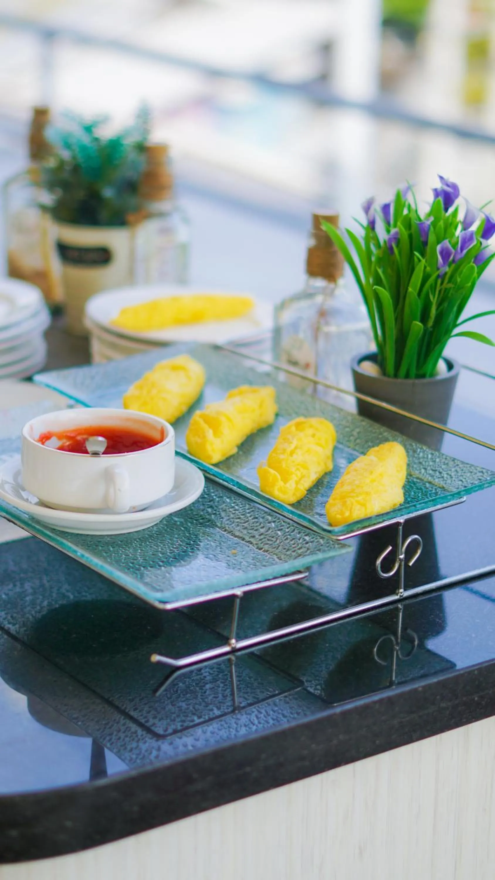 Breakfast in Kapal Garden Hotel at Rekreasi Sengkaling