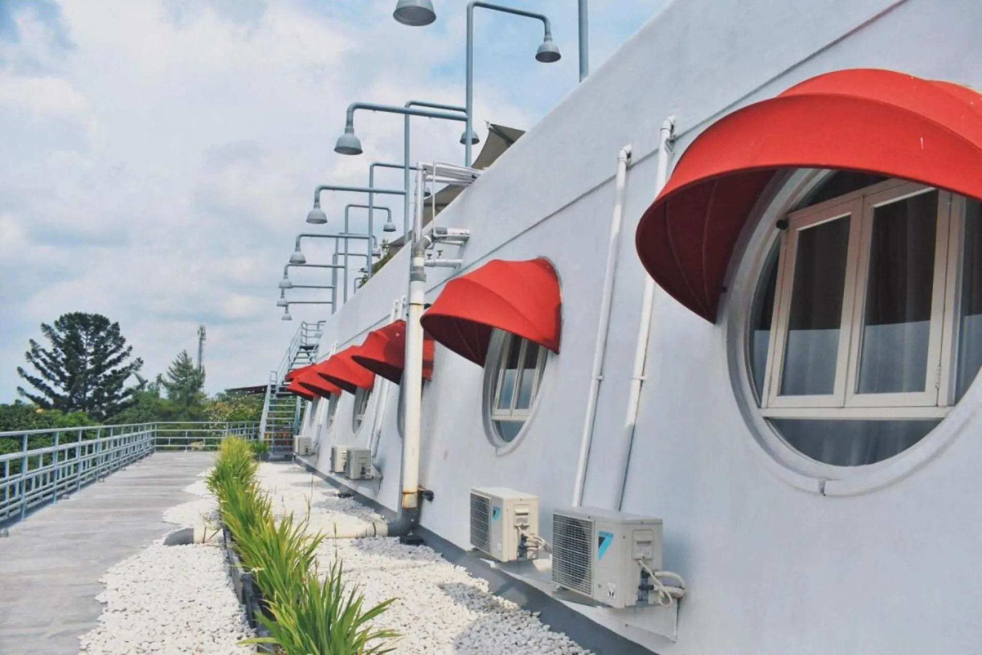 Facade/entrance in Kapal Garden Hotel at Rekreasi Sengkaling