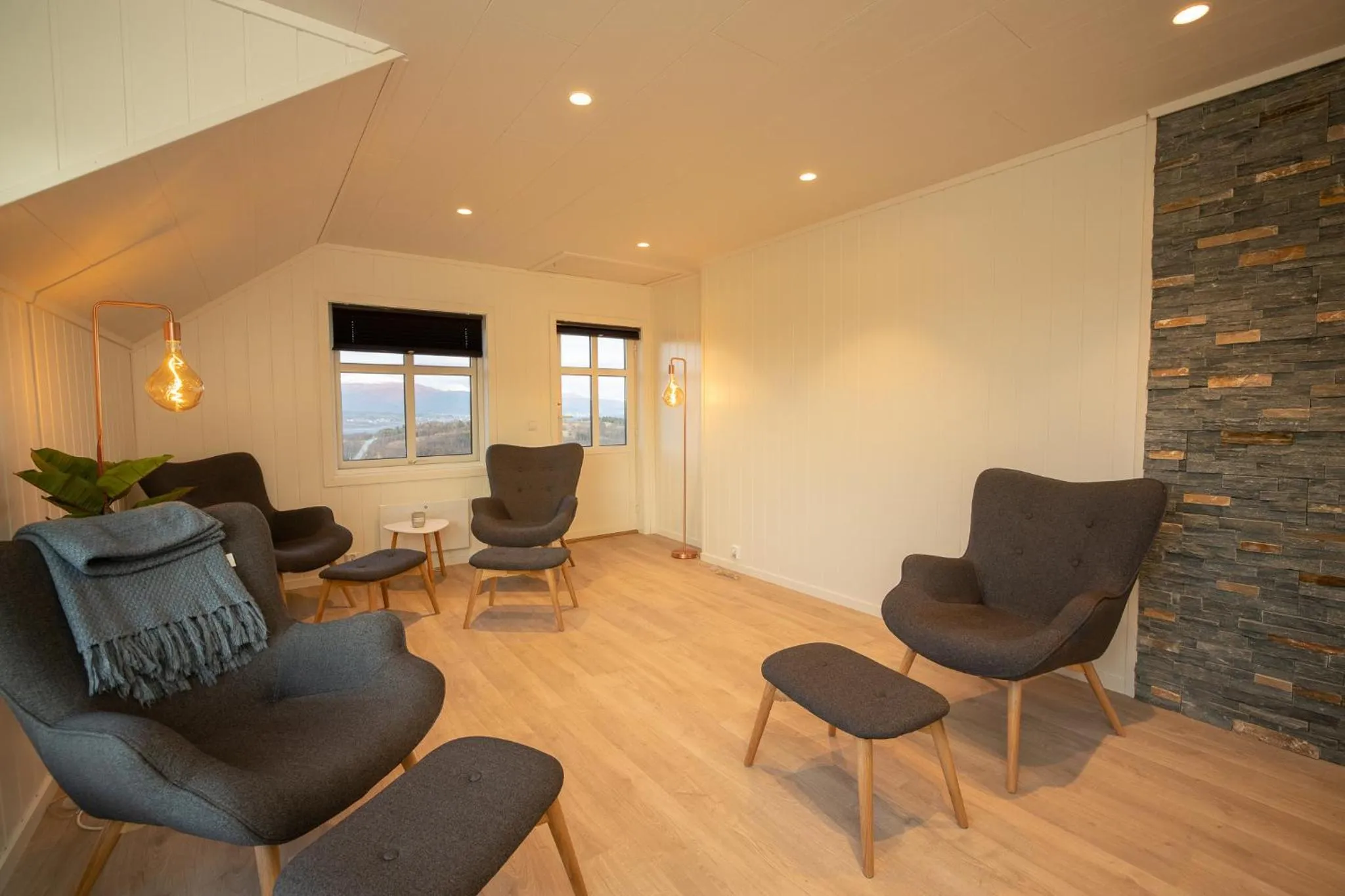 Living room in Aurora Borealis Observatory