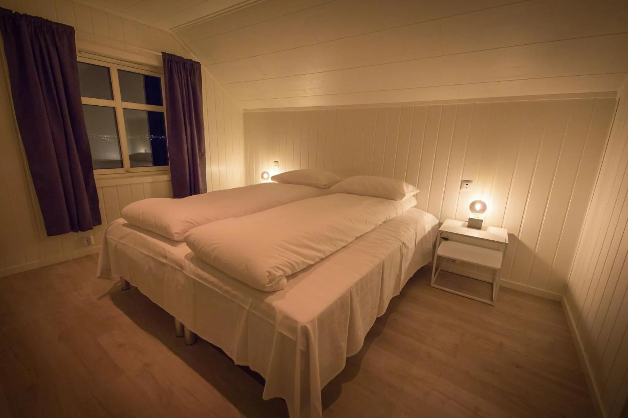 Bed in Aurora Borealis Observatory