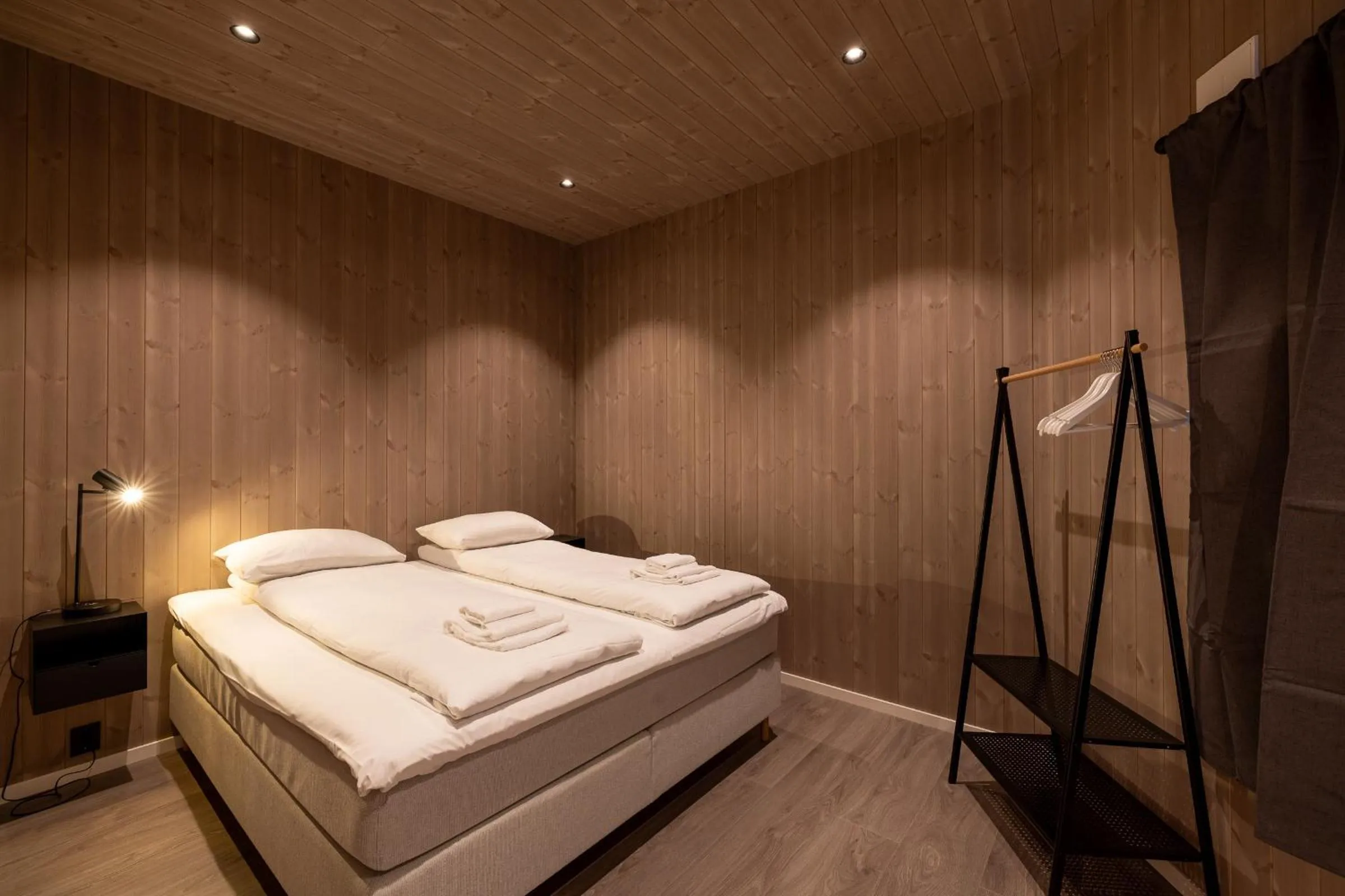 Bed in Aurora Borealis Observatory