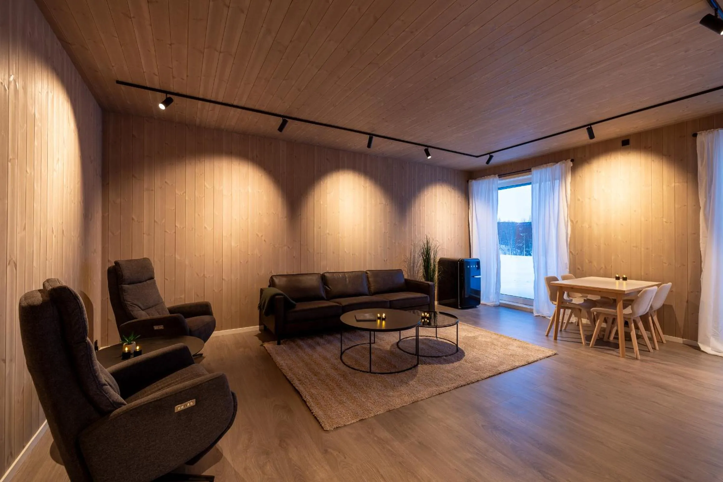 Living room in Aurora Borealis Observatory